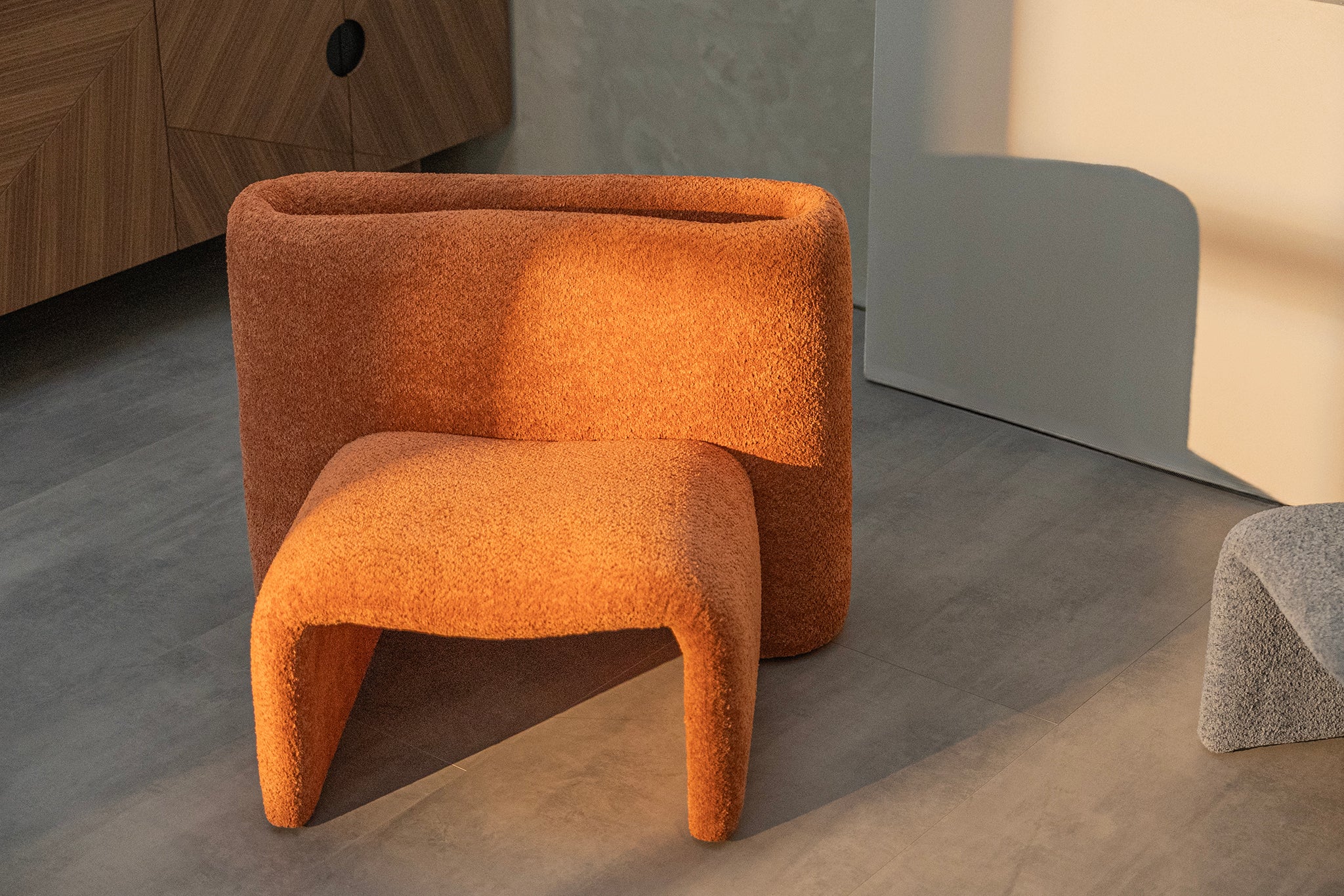 Arc Nest Upholstered Lounge Chair - Image 3