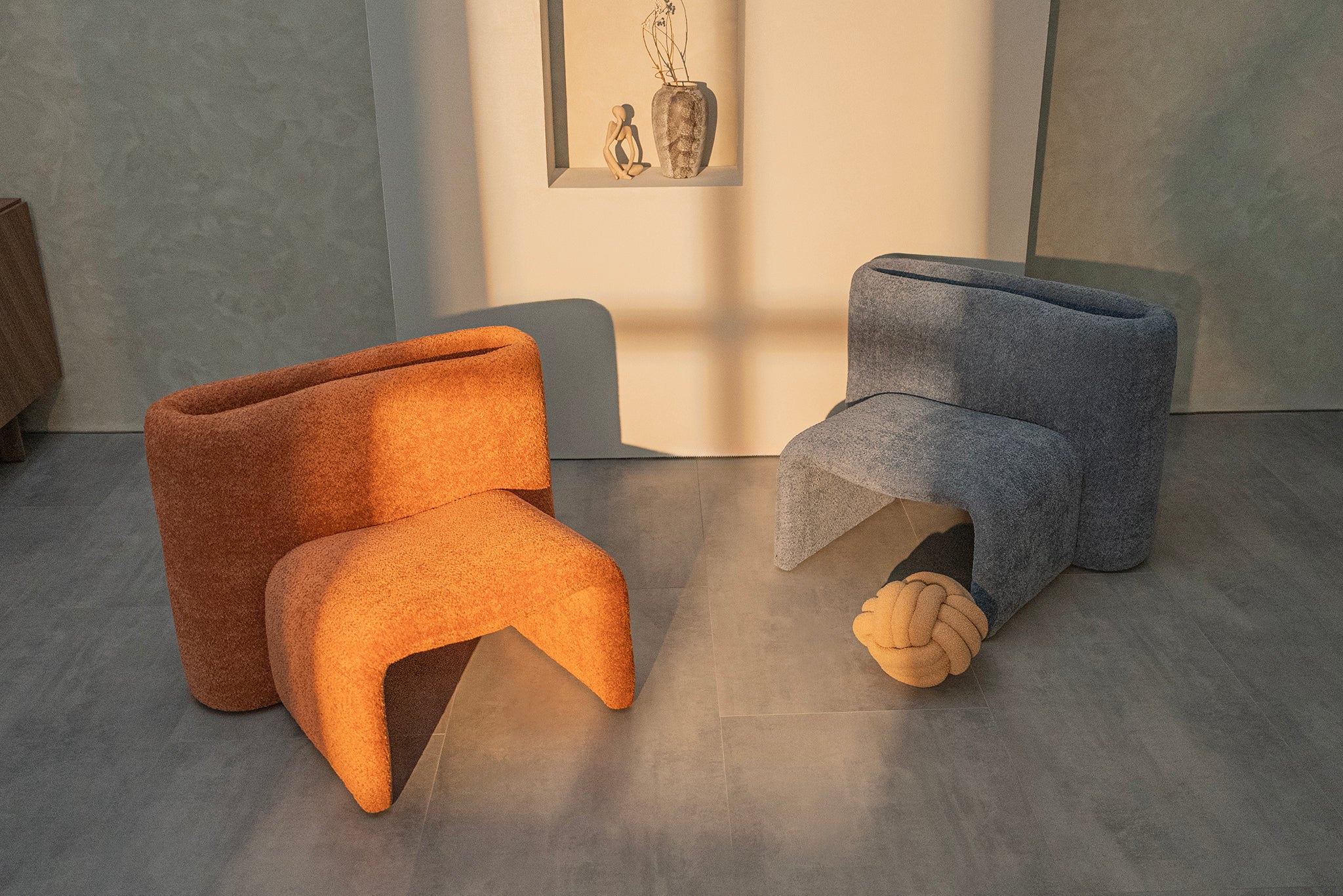 Arc Nest Upholstered Lounge Chair - Image 5