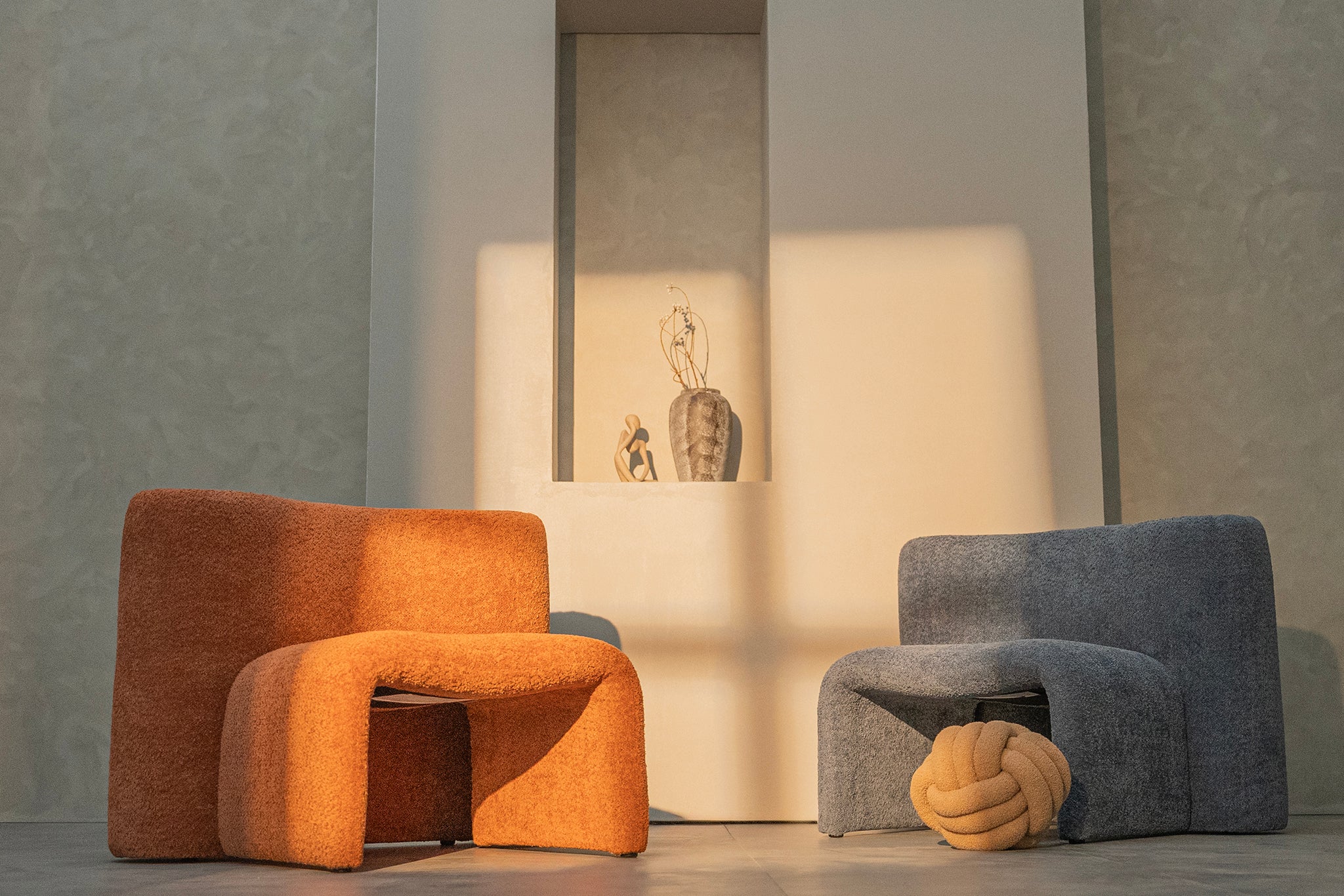 Arc Nest Upholstered Lounge Chair - Image 6