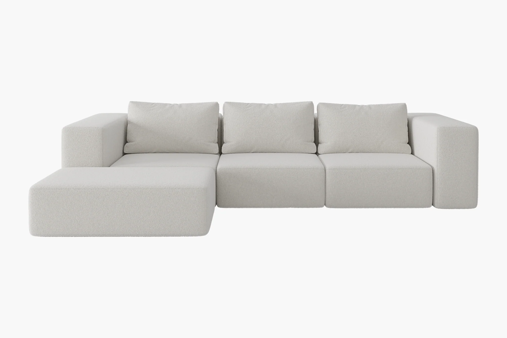 Atlas Extra Large Slipcover Modular Reversible Floor Sectional Sofa - Image 10