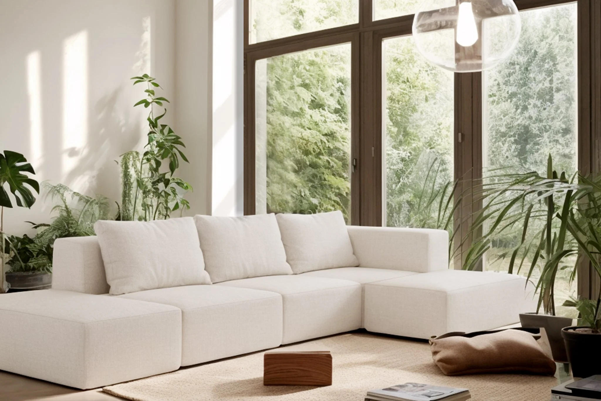Atlas Extra Large Slipcover Modular Reversible Floor Sectional Sofa - Image 30