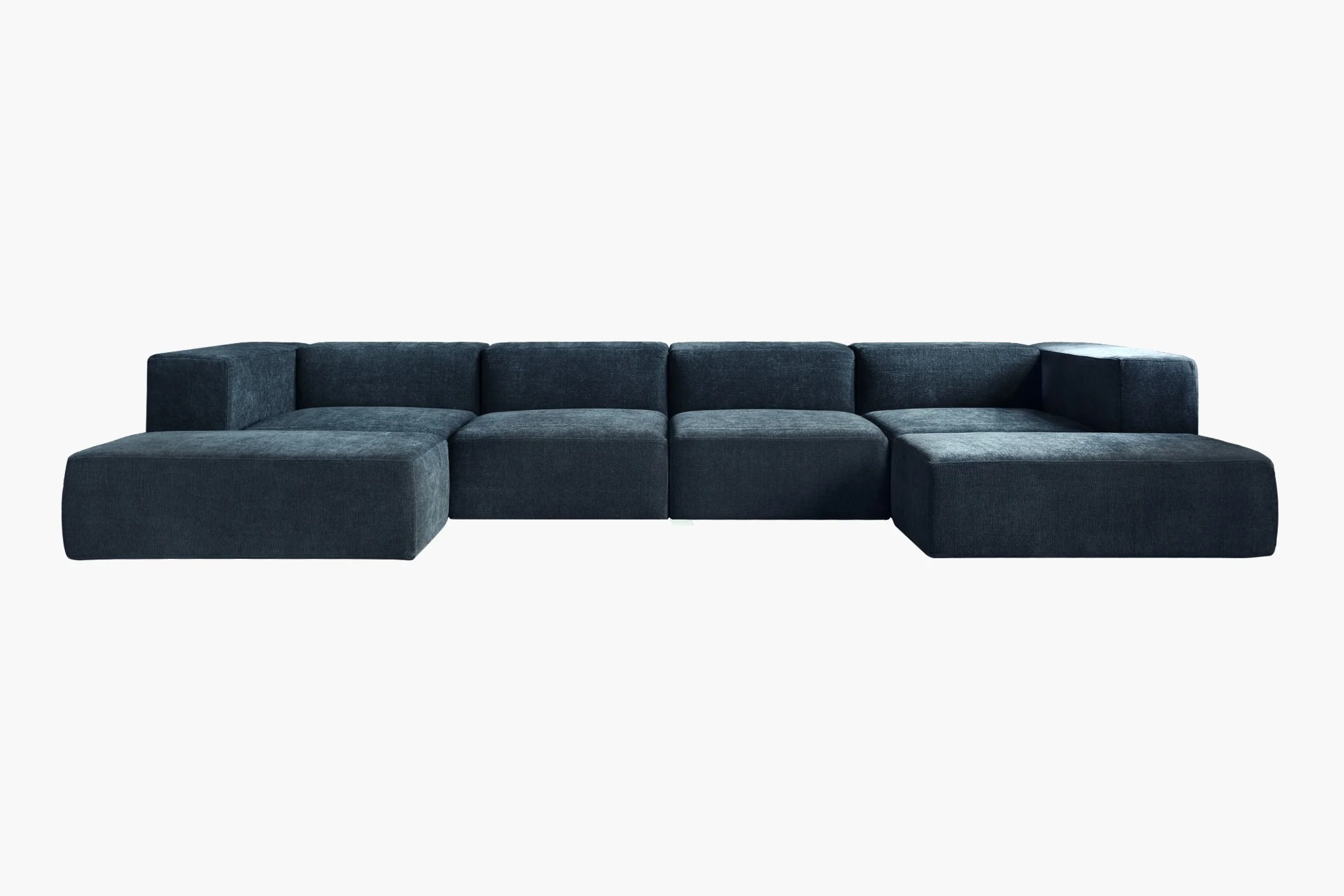 Atlas Extra Large Slipcover Modular Reversible Floor Sectional Sofa - Image 90