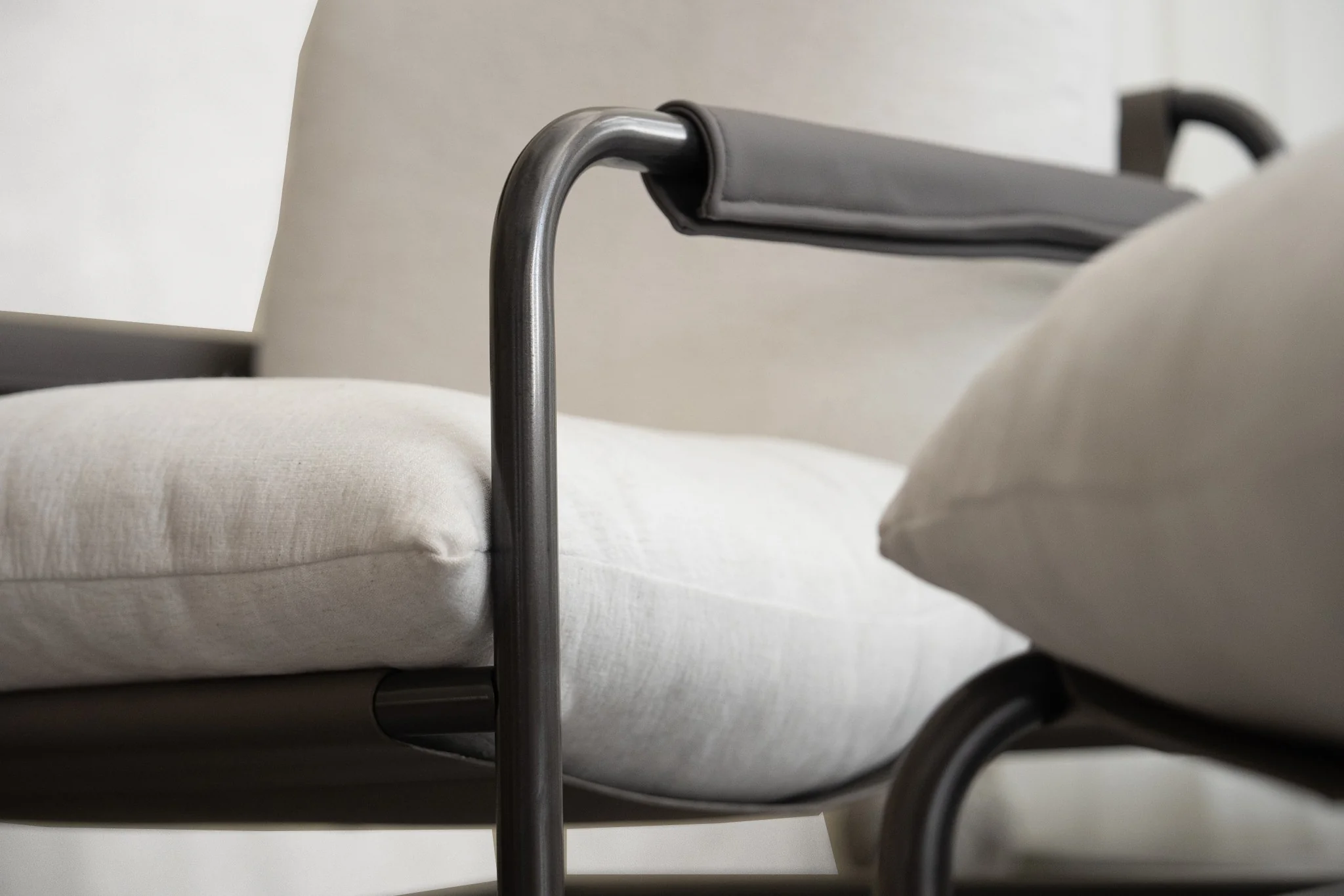 Aton Chenille Lounge Chair with Ottoman - Image 19