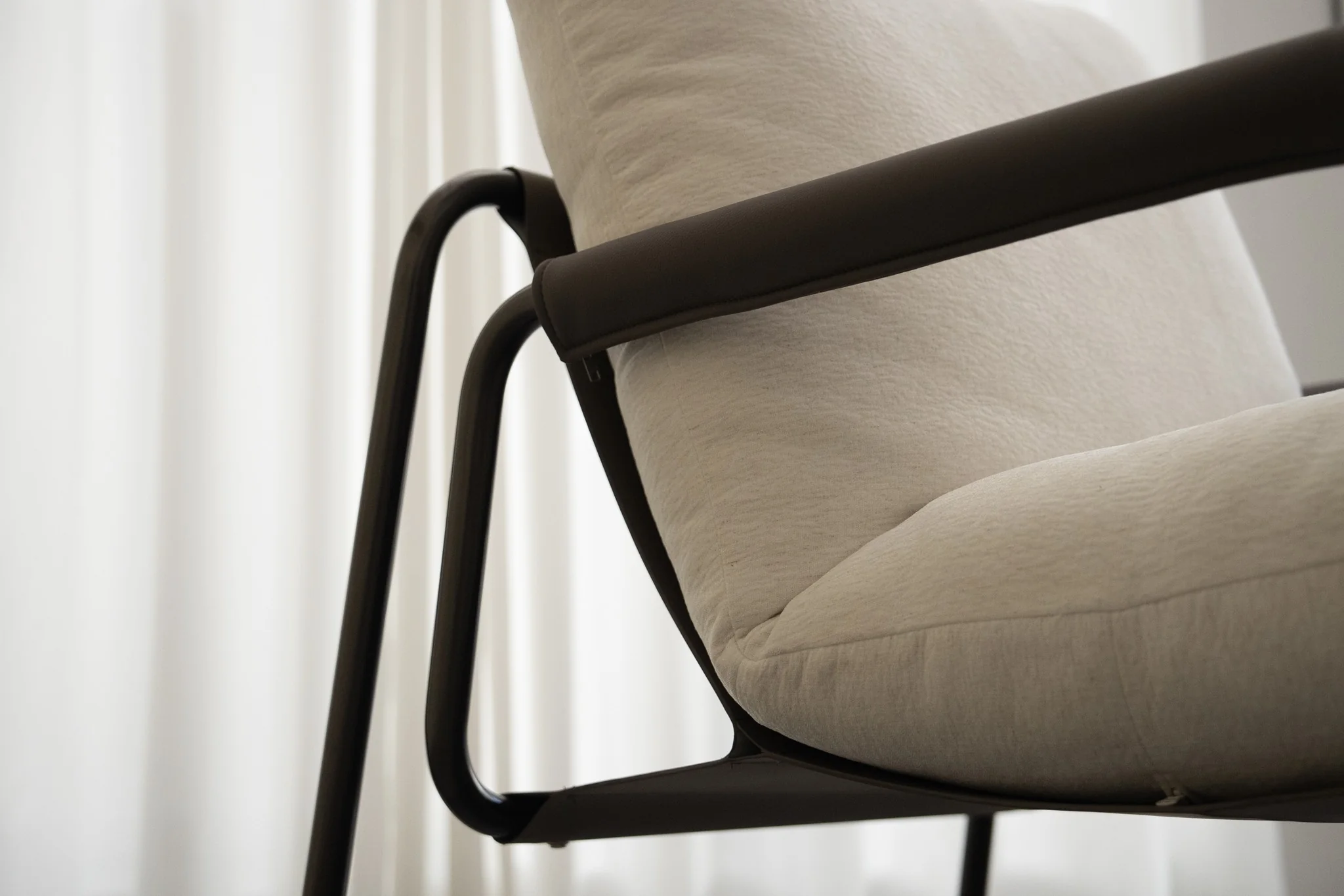 Aton Chenille Lounge Chair with Ottoman - Image 20