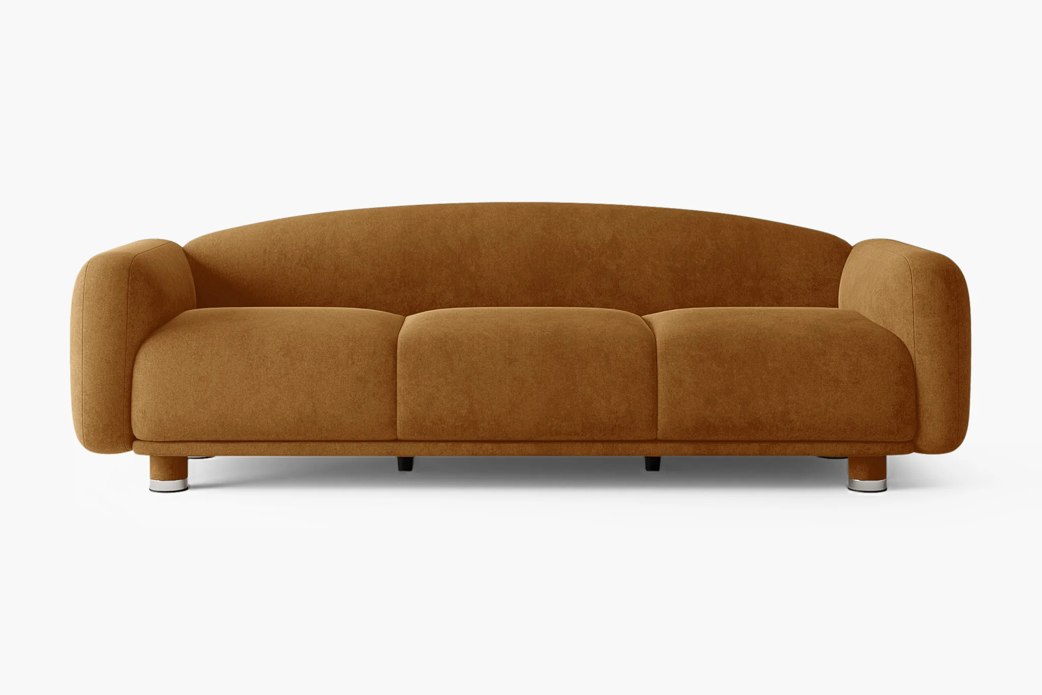 Beryl Curved 3-Seater Couch Sofa / Lounge Chair - Image 12
