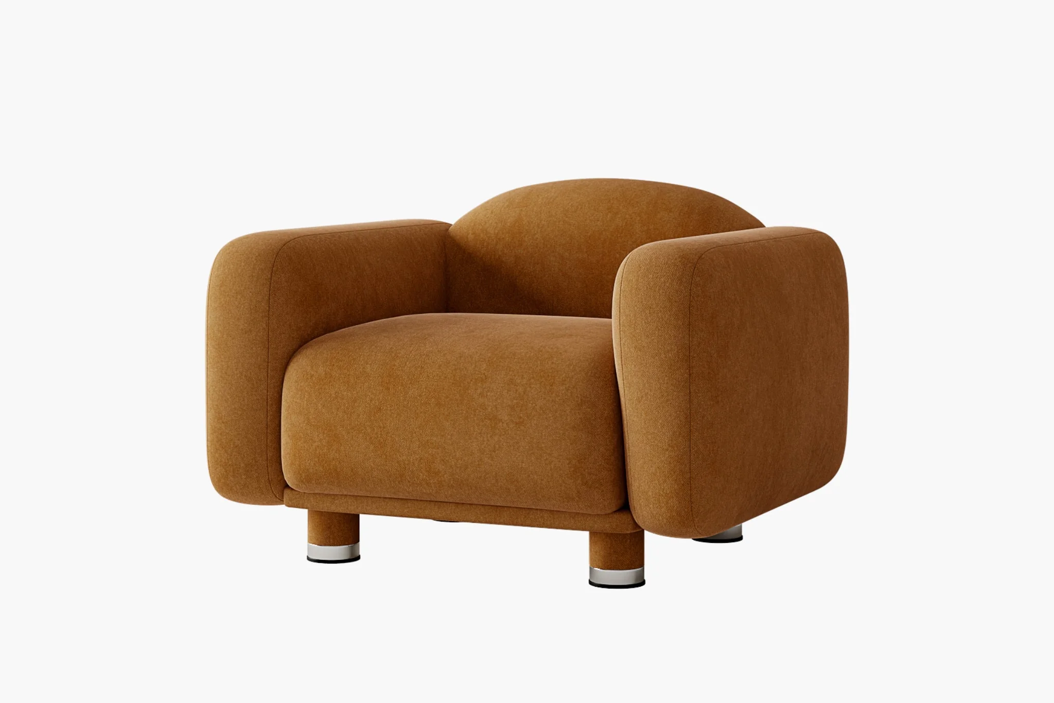 Beryl Curved 3-Seater Couch Sofa / Lounge Chair - Image 17