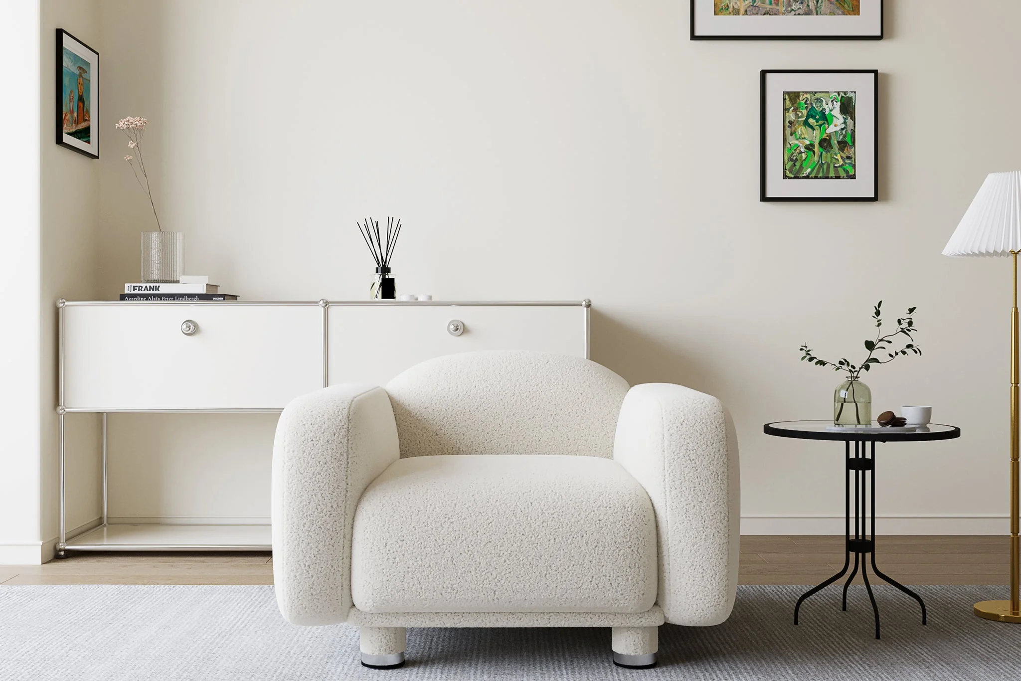 Beryl Curved 3-Seater Couch Sofa / Lounge Chair - Image 23