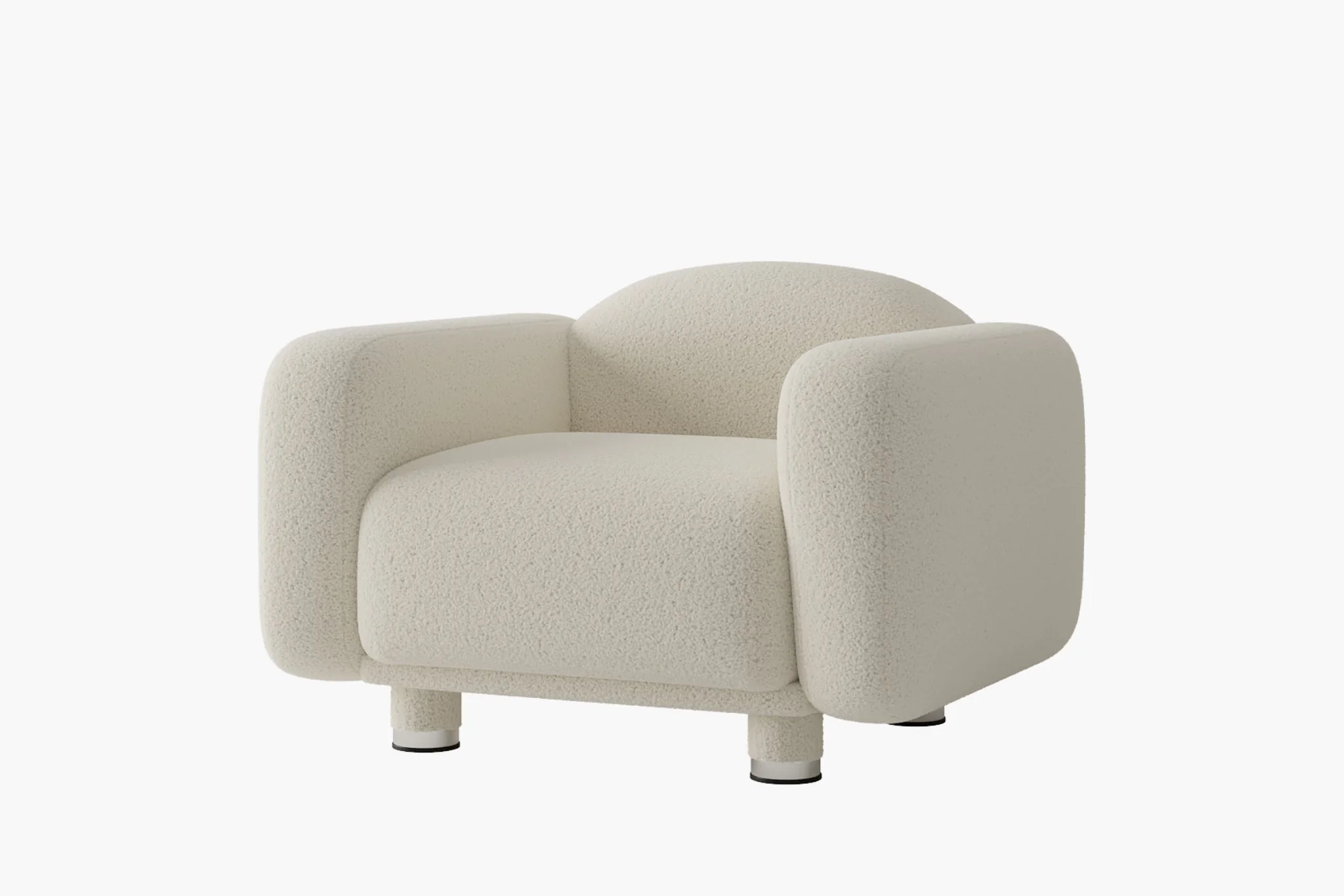 Beryl Curved 3-Seater Couch Sofa / Lounge Chair - Image 24