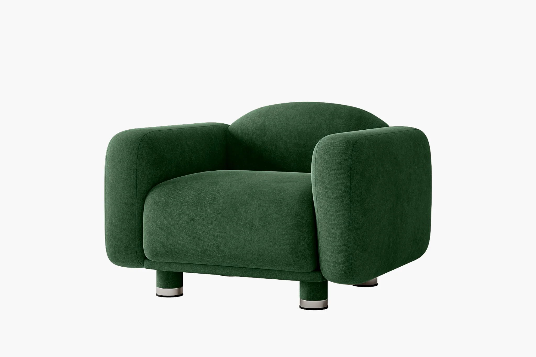 Beryl Curved 3-Seater Couch Sofa / Lounge Chair - Image 8