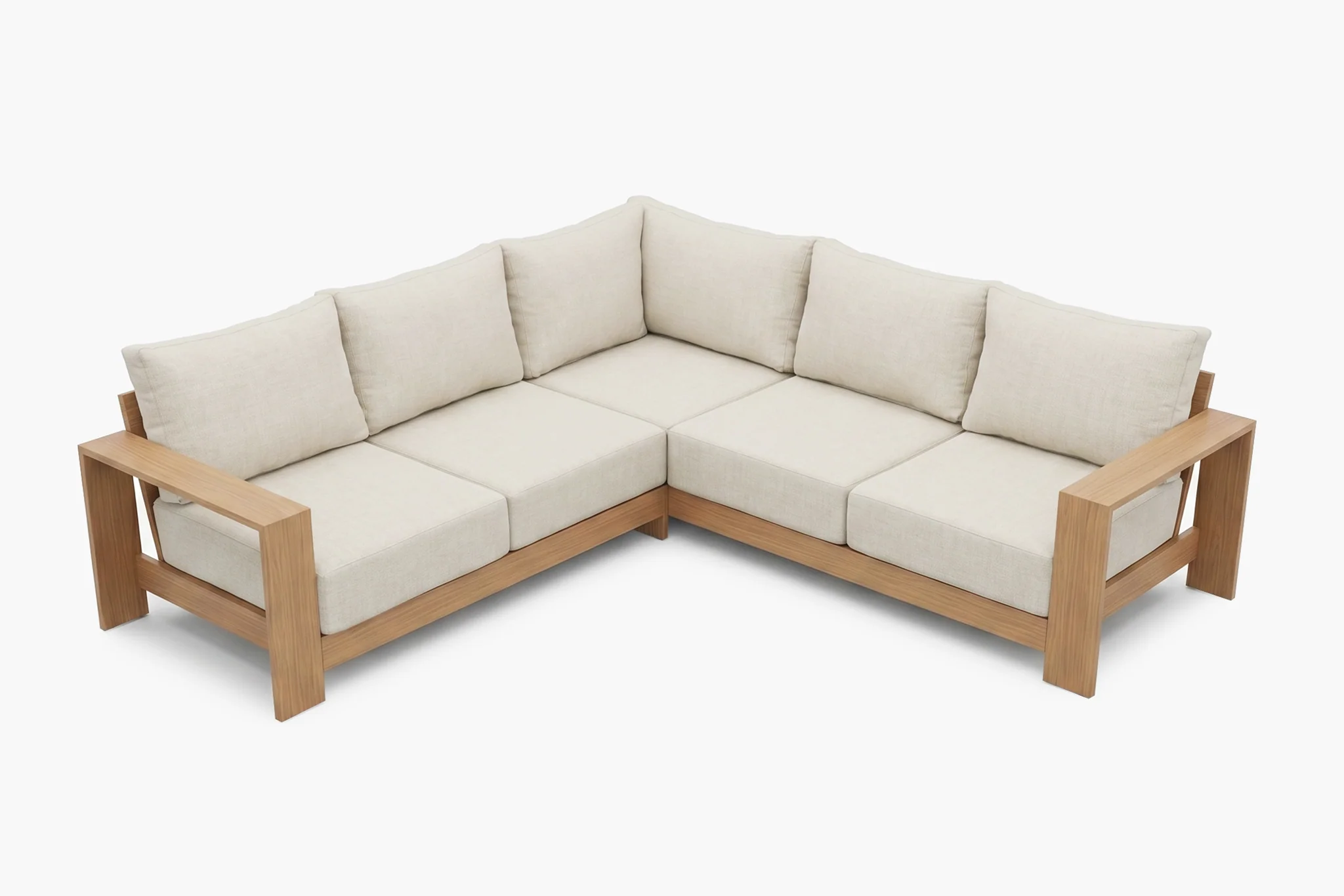 Ciela Modern Aluminum Outdoor Sofa Set with Cushions - Image 23