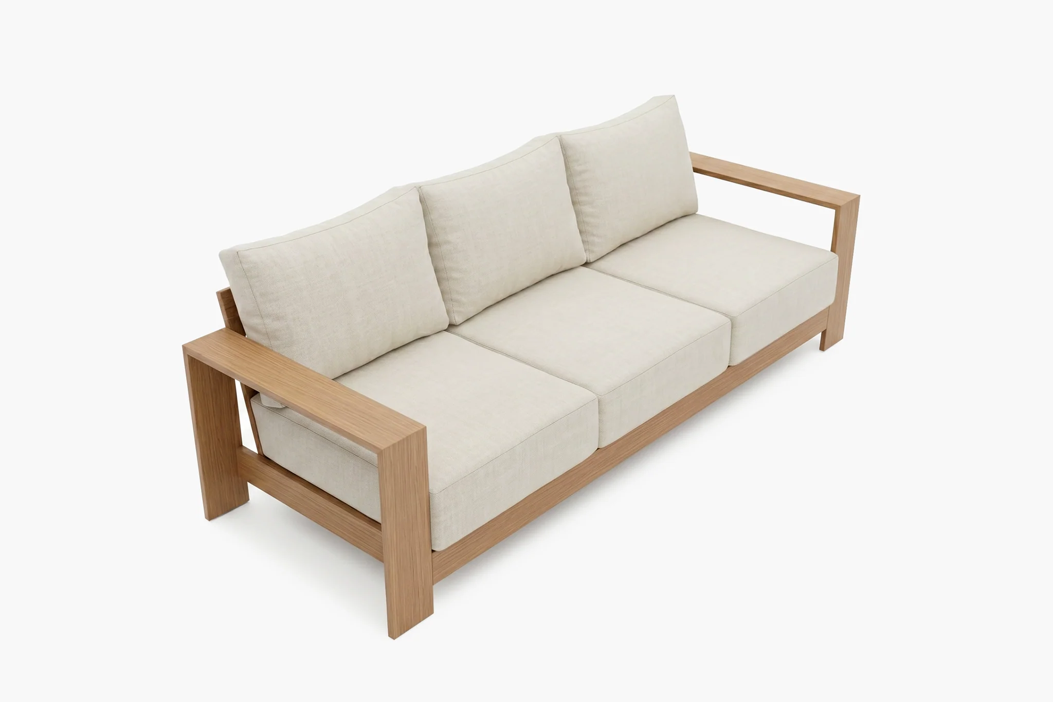 Ciela Modern Aluminum Outdoor Sofa Set with Cushions - Image 4