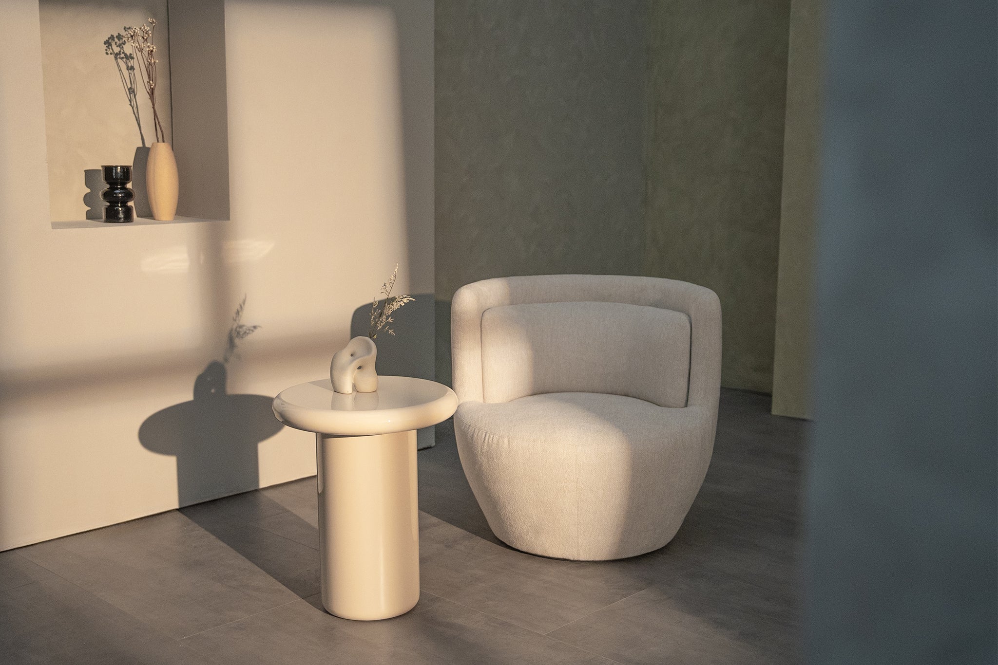 Cocoon Upholstered Lounge Chair - Image 15