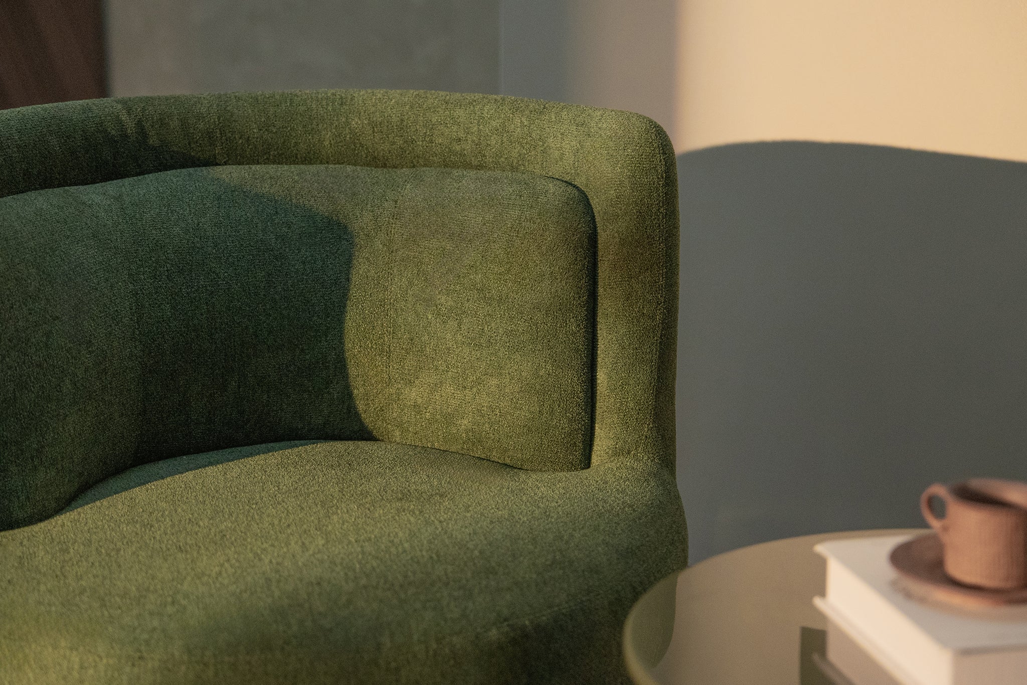 Cocoon Upholstered Lounge Chair - Image 8