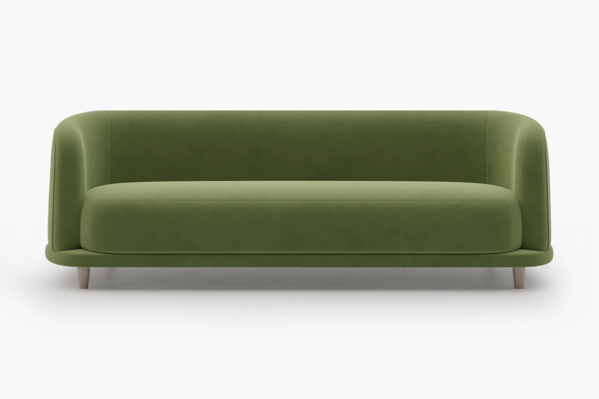 Cora Velvet Curved 3-Seater Couch Sofa / Lounge Chair - Image 13