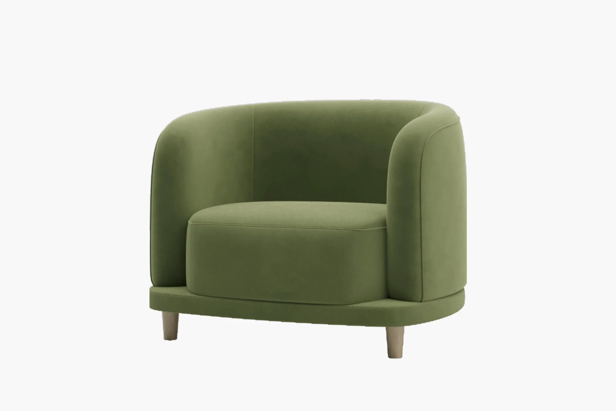 Cora Velvet Curved 3-Seater Couch Sofa / Lounge Chair - Image 16