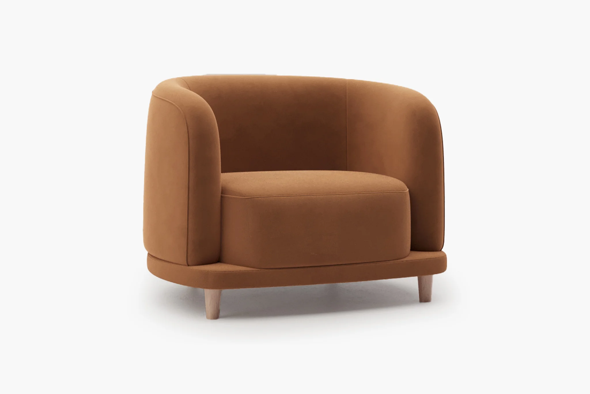 Cora Velvet Curved 3-Seater Couch Sofa / Lounge Chair - Image 20