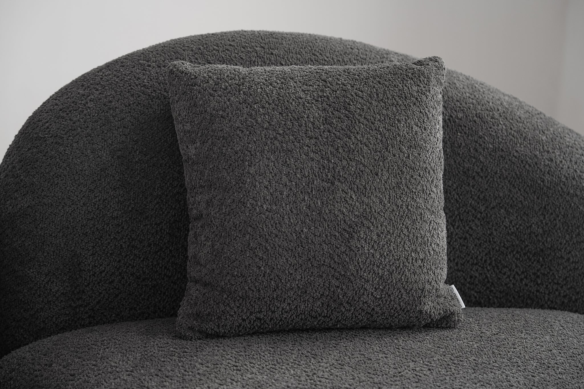 Cresmo Wool-like Curved 2-Piece Chaise Sectional / 2-Seater Couch Sofa / Lounge Chair - Image 78