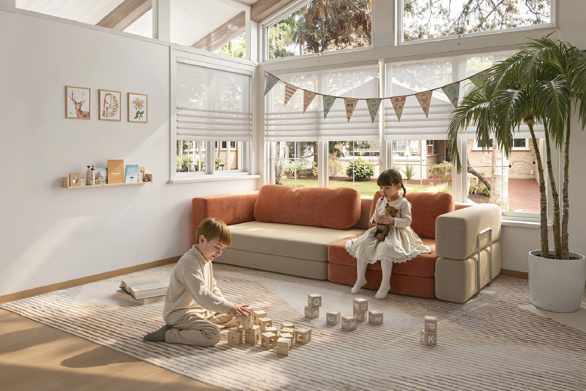 CushyLand Modular Kids Play Sofa - Image 13