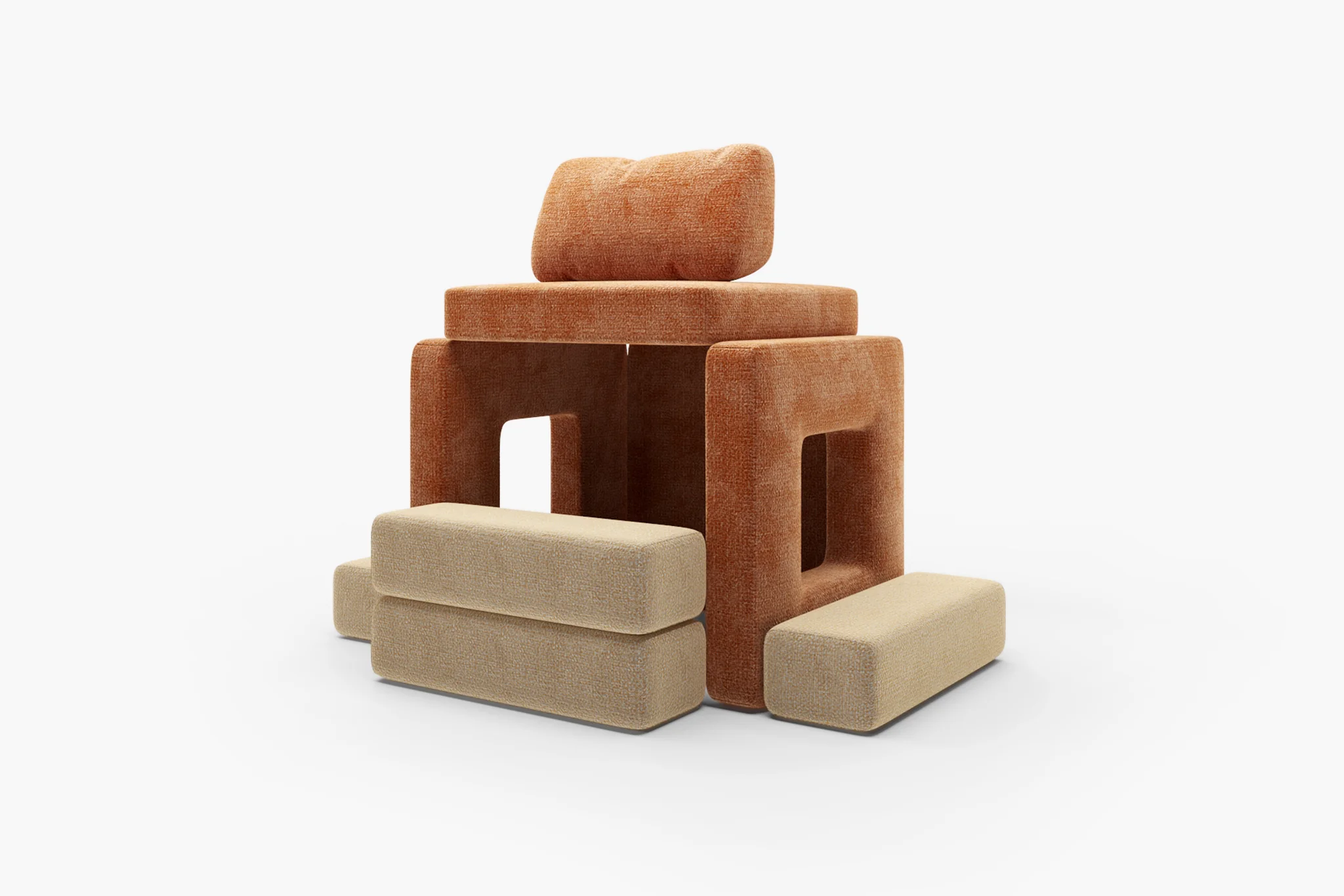 CushyLand Modular Kids Play Sofa - Image 22