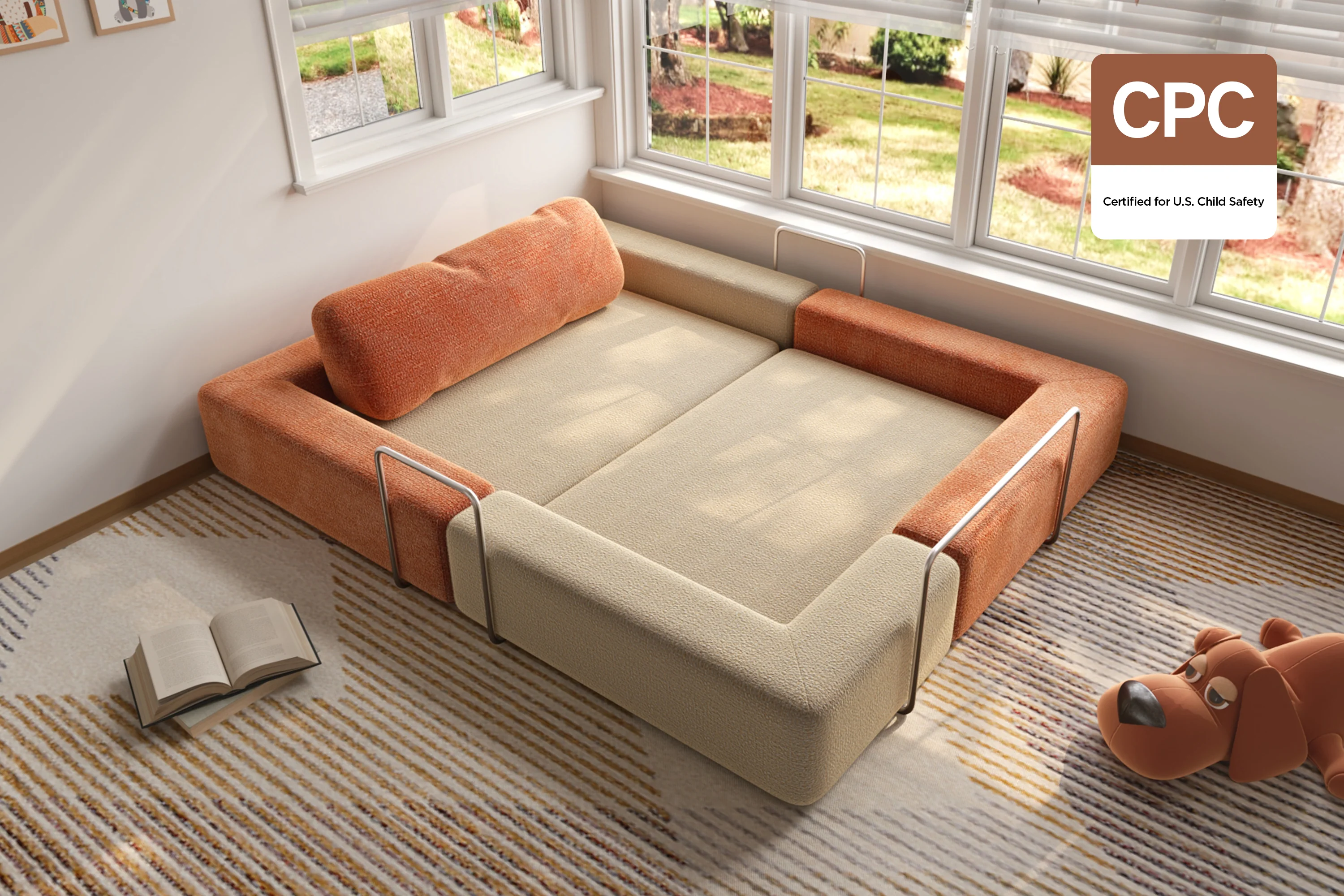 CushyLand Modular Kids Play Sofa - Image 34