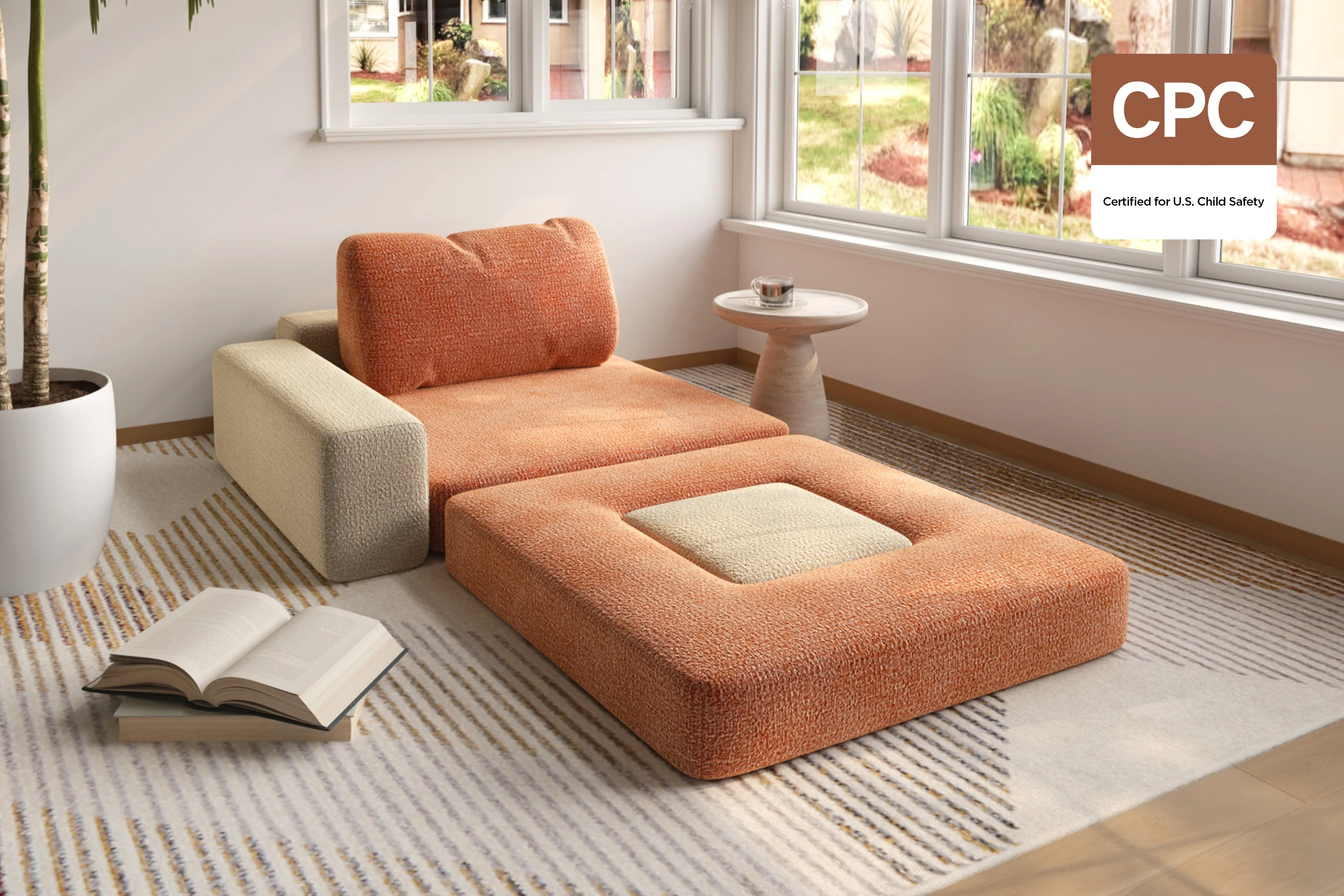 CushyLand Modular Kids Play Sofa - Image 46