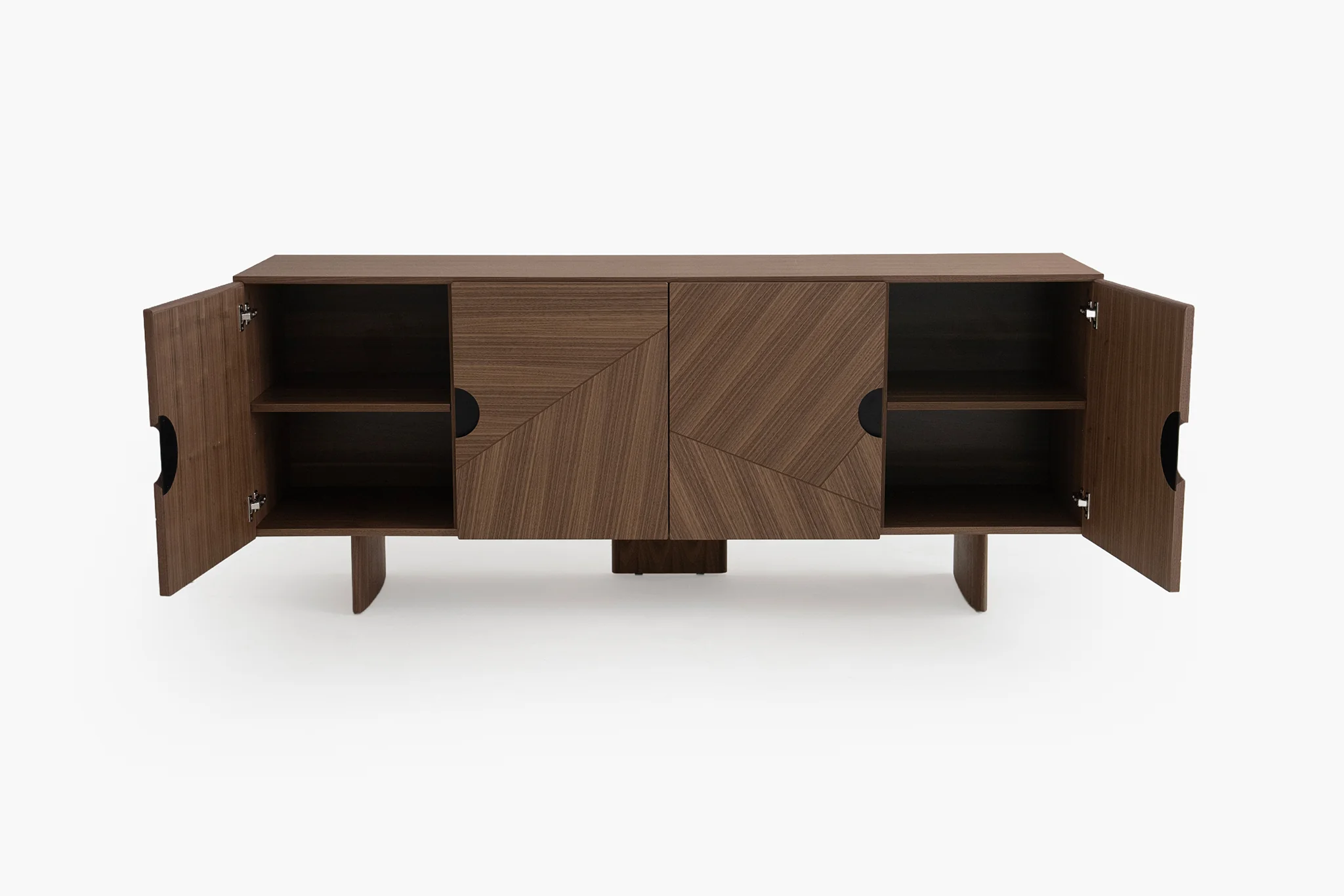 Geo Facet Sideboard in Walnut - Image 4