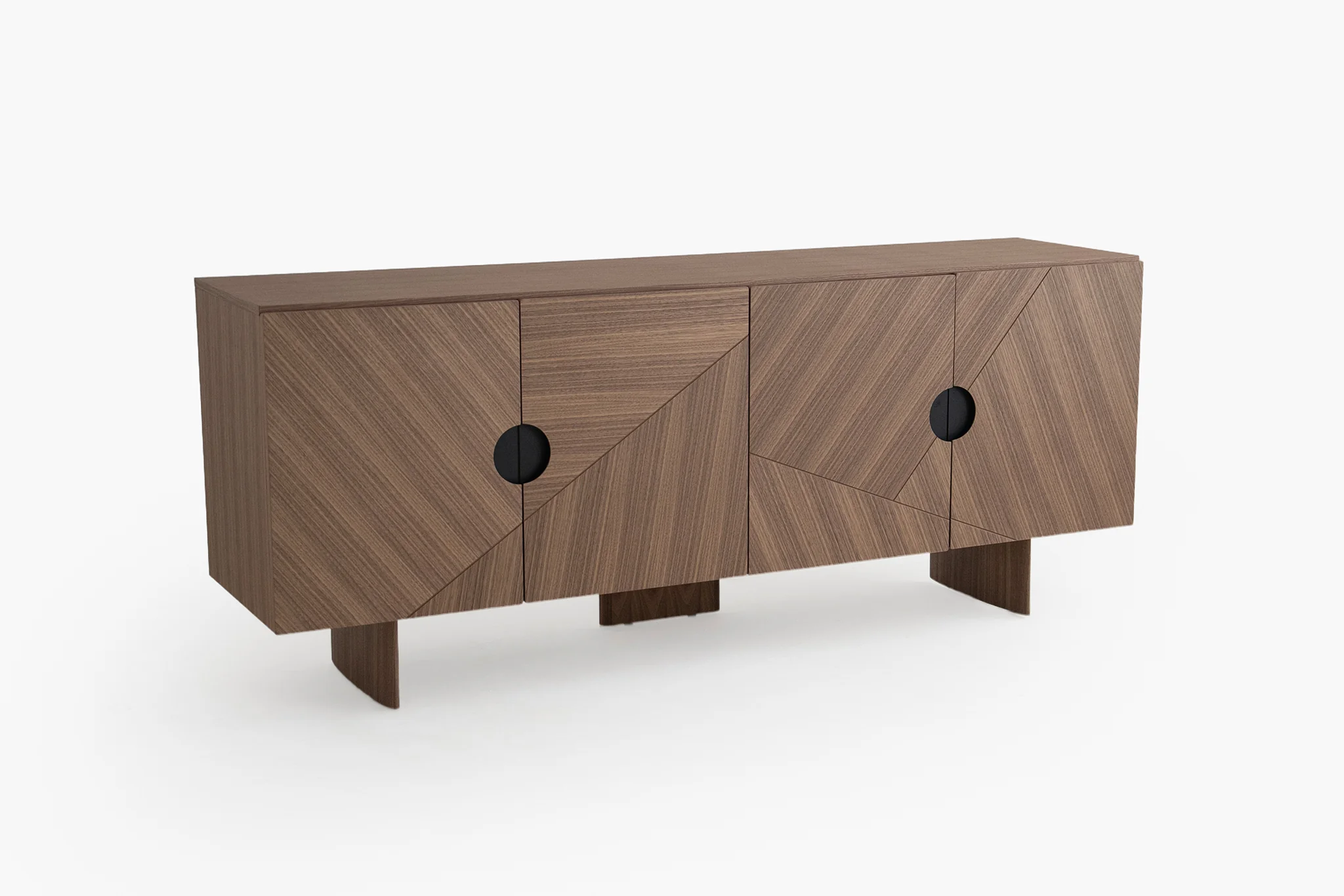 Geo Facet Sideboard in Walnut - Image 5