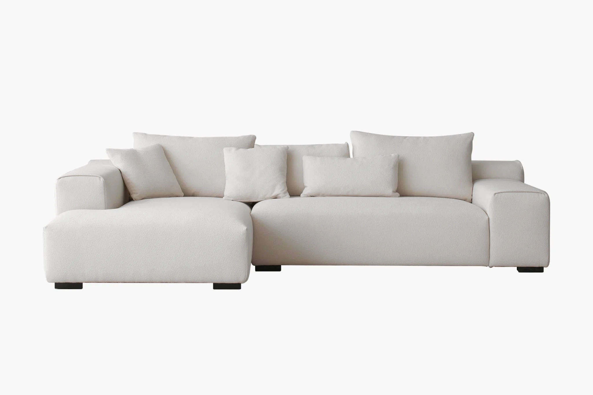 Imola Wide Arm 2-Piece Chaise Sectional and 3-Seater Couch Sofa by Acanva - Image 7