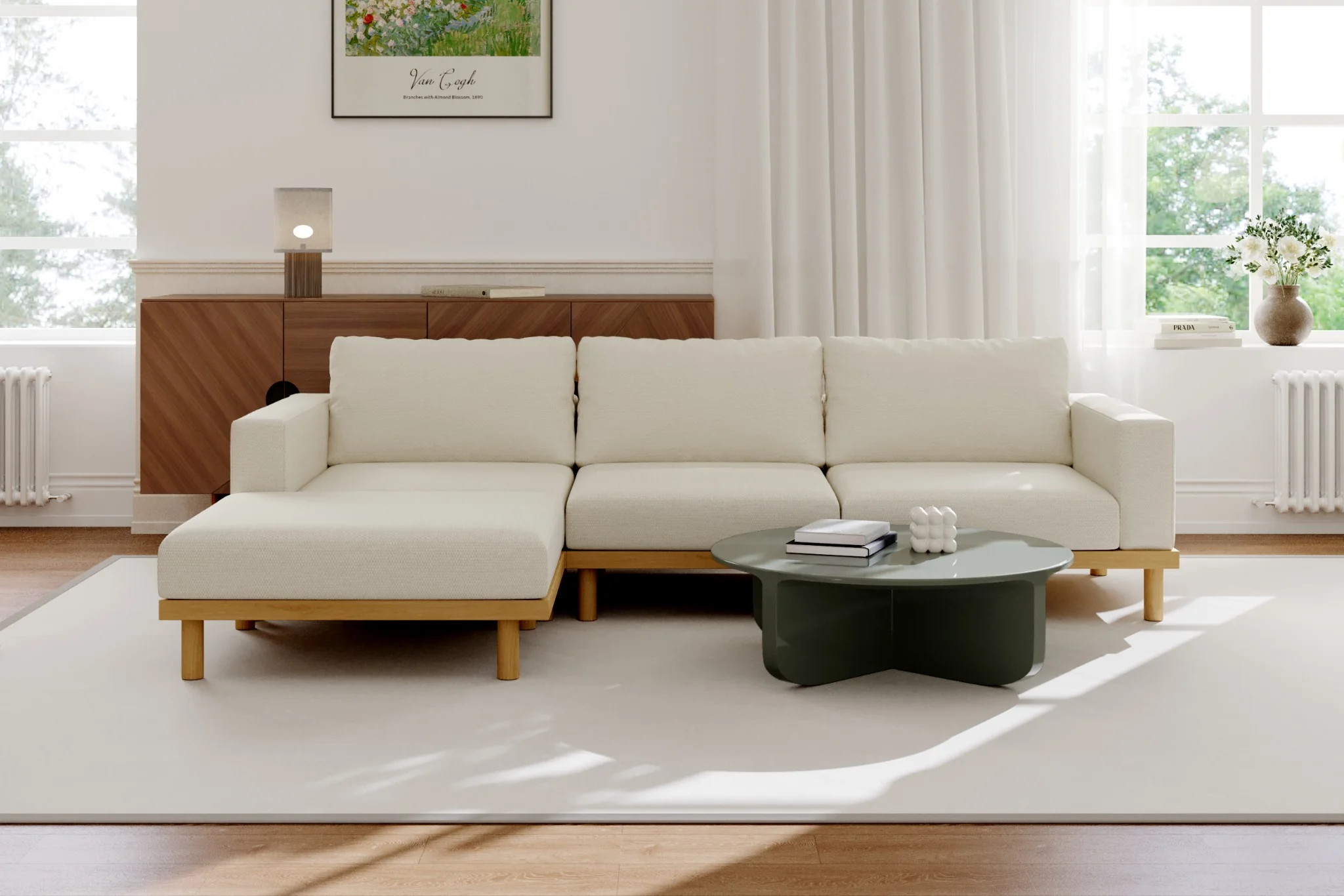Lumi Slipcover Modular Reversible Sectional Sofa - Image 11