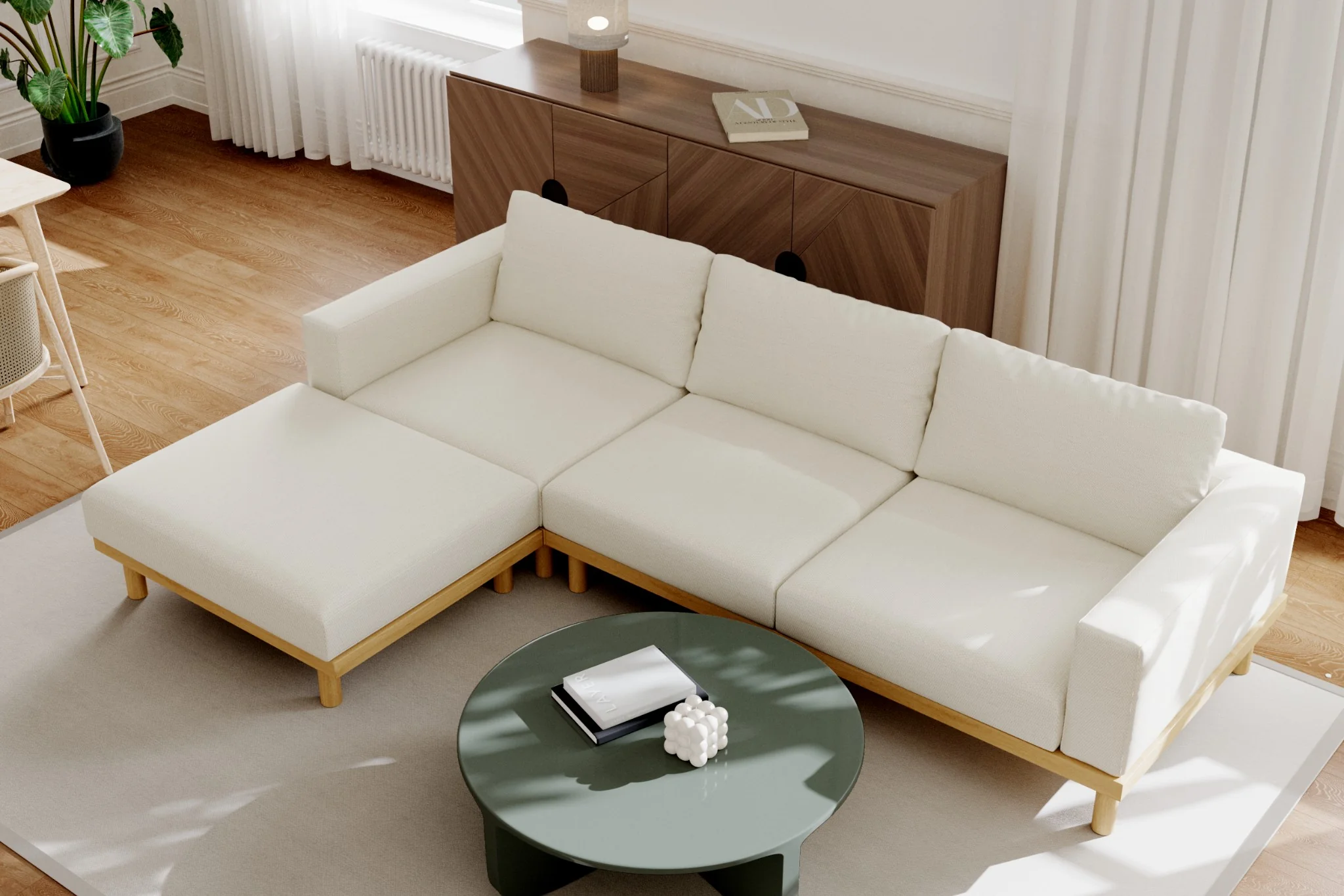 Lumi Slipcover Modular Reversible Sectional Sofa - Image 13