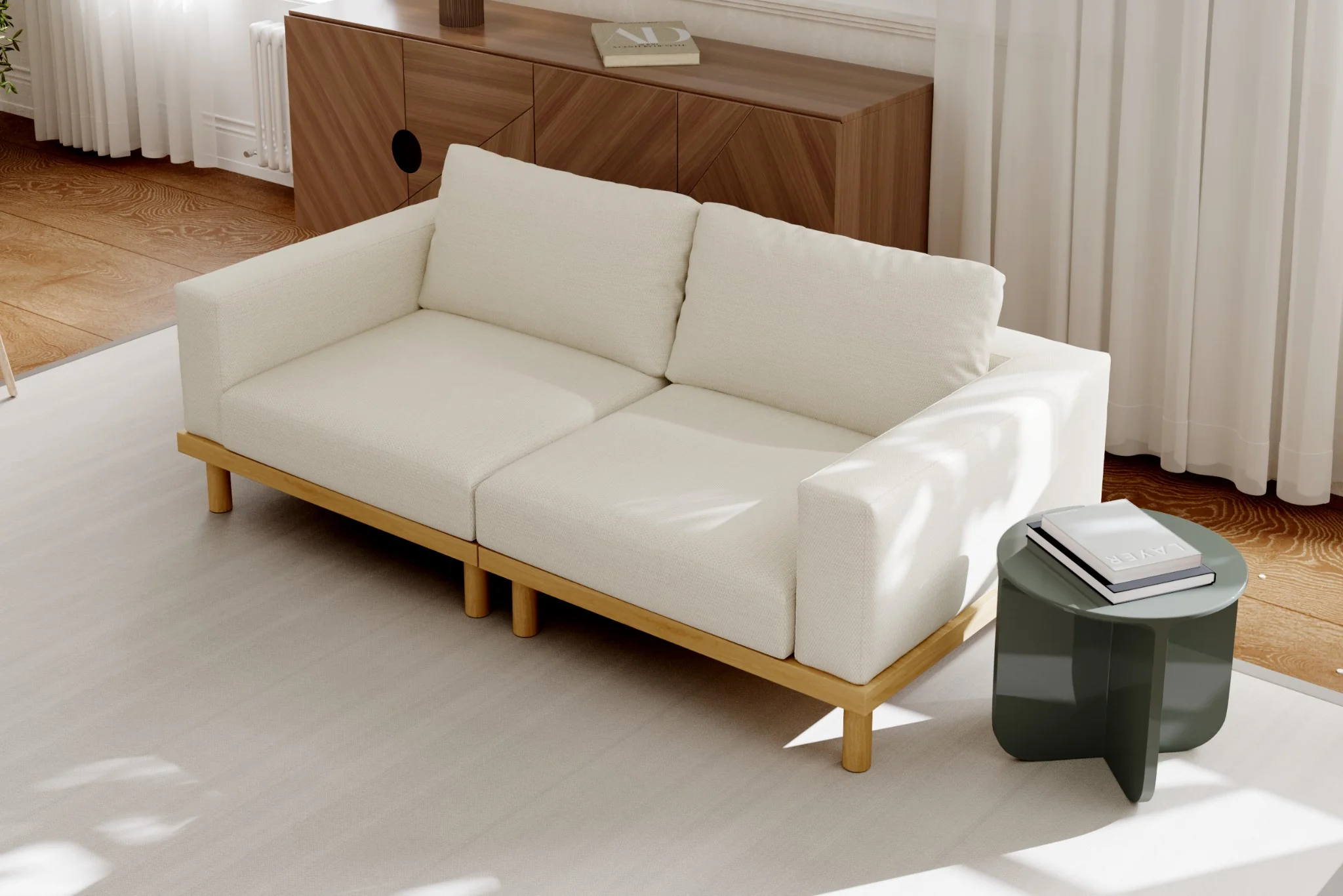 Lumi Slipcover Modular Reversible Sectional Sofa - Image 22