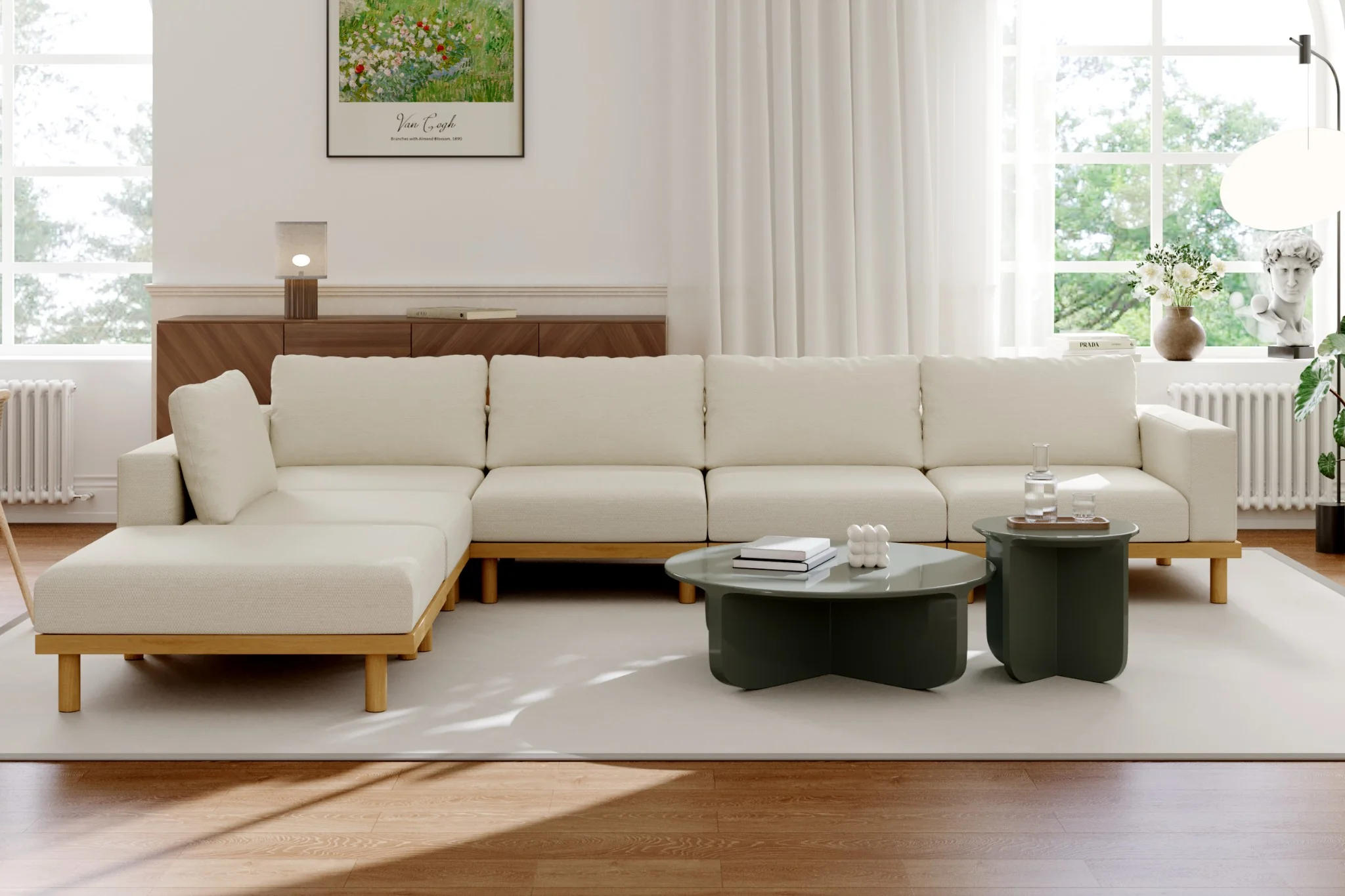 Lumi Slipcover Modular Reversible Sectional Sofa - Image 28