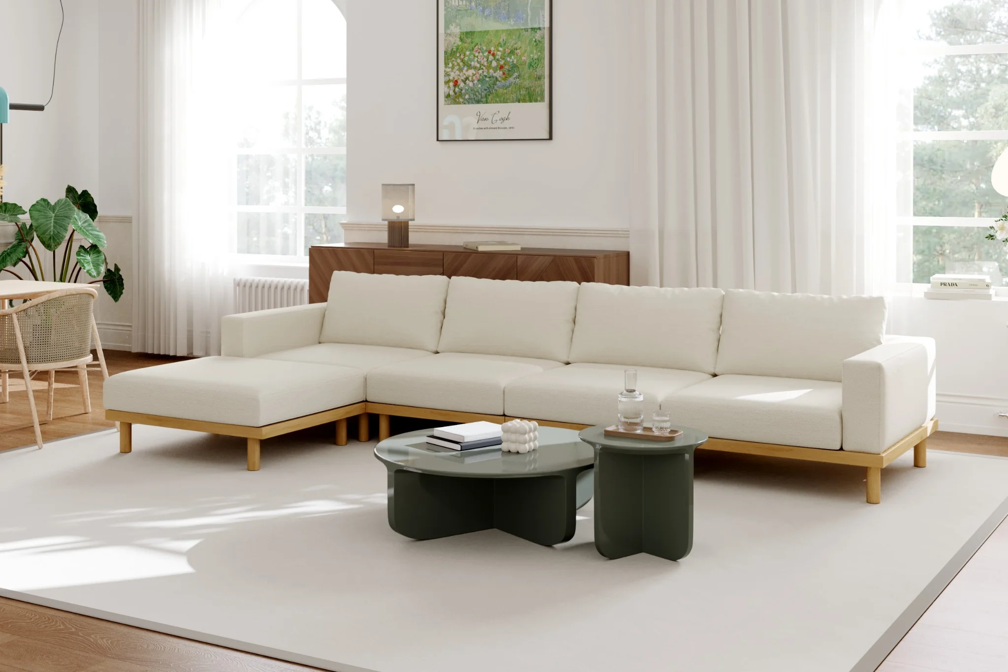 Lumi Slipcover Modular Reversible Sectional Sofa - Image 30