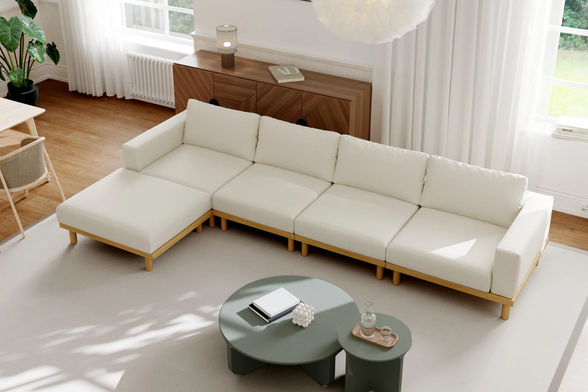 Lumi Slipcover Modular Reversible Sectional Sofa - Image 37