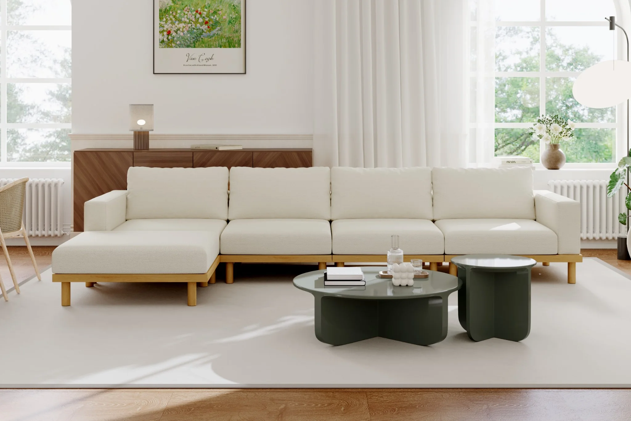Lumi Slipcover Modular Reversible Sectional Sofa - Image 38