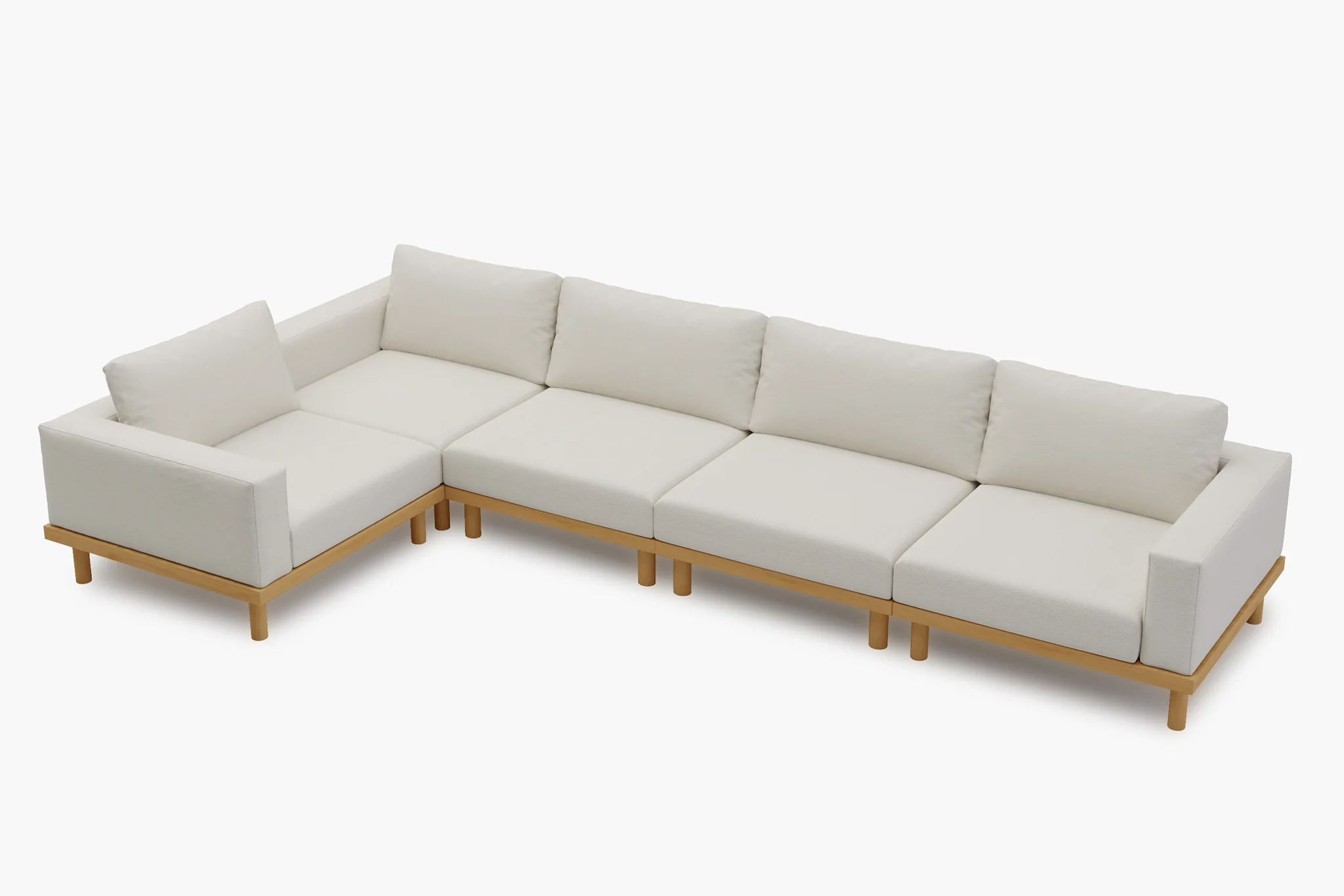 Lumi Slipcover Modular Reversible Sectional Sofa - Image 4
