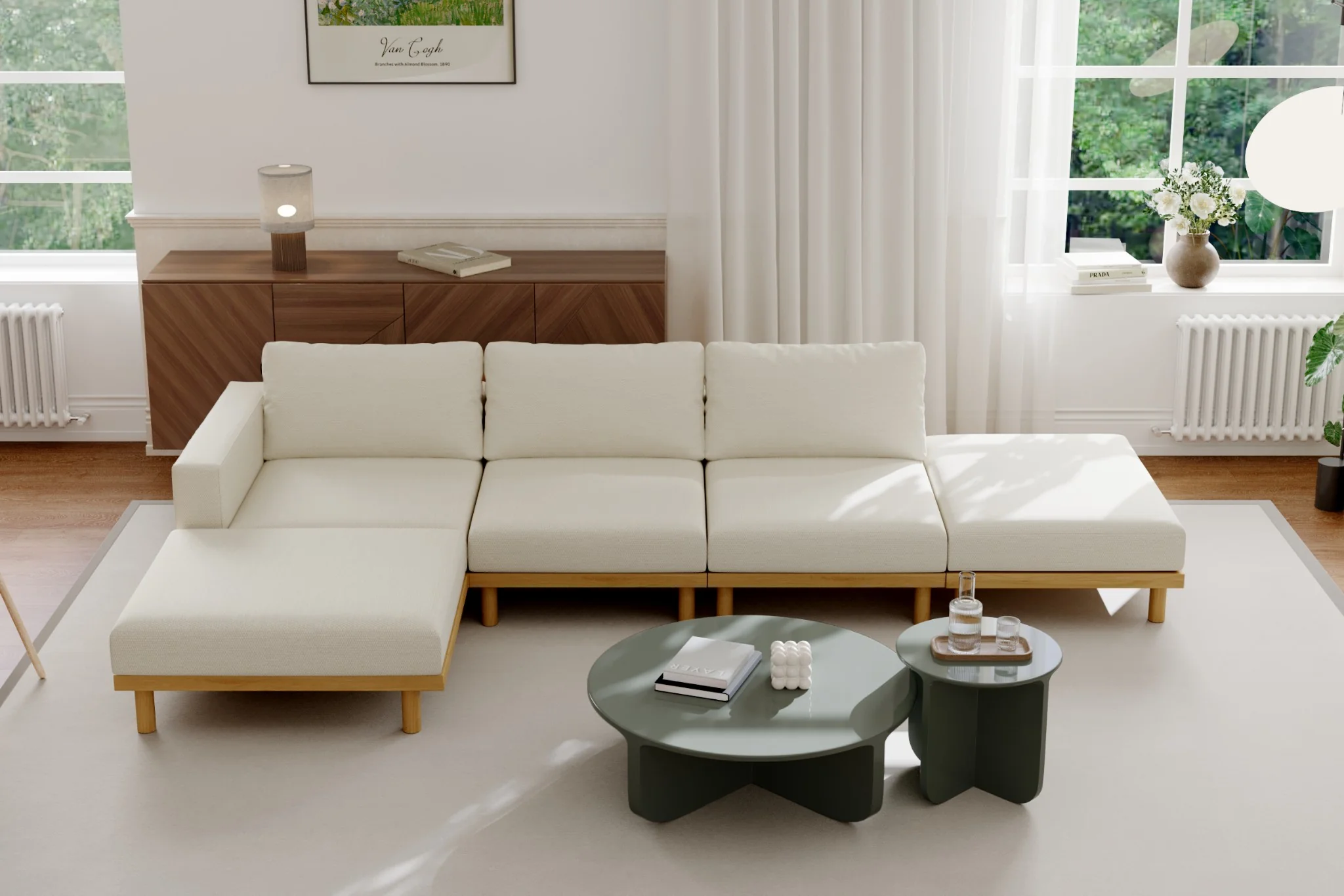 Lumi Slipcover Modular Reversible Sectional Sofa - Image 40