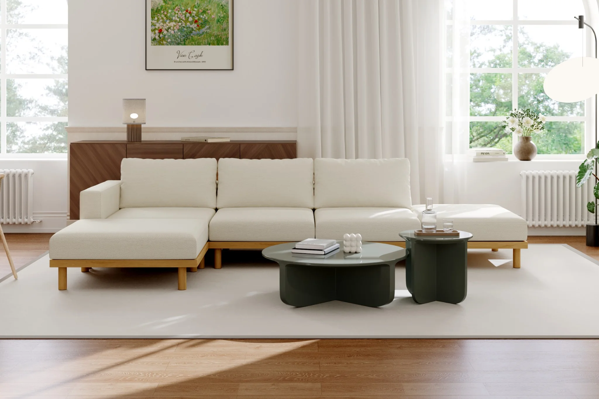 Lumi Slipcover Modular Reversible Sectional Sofa - Image 47