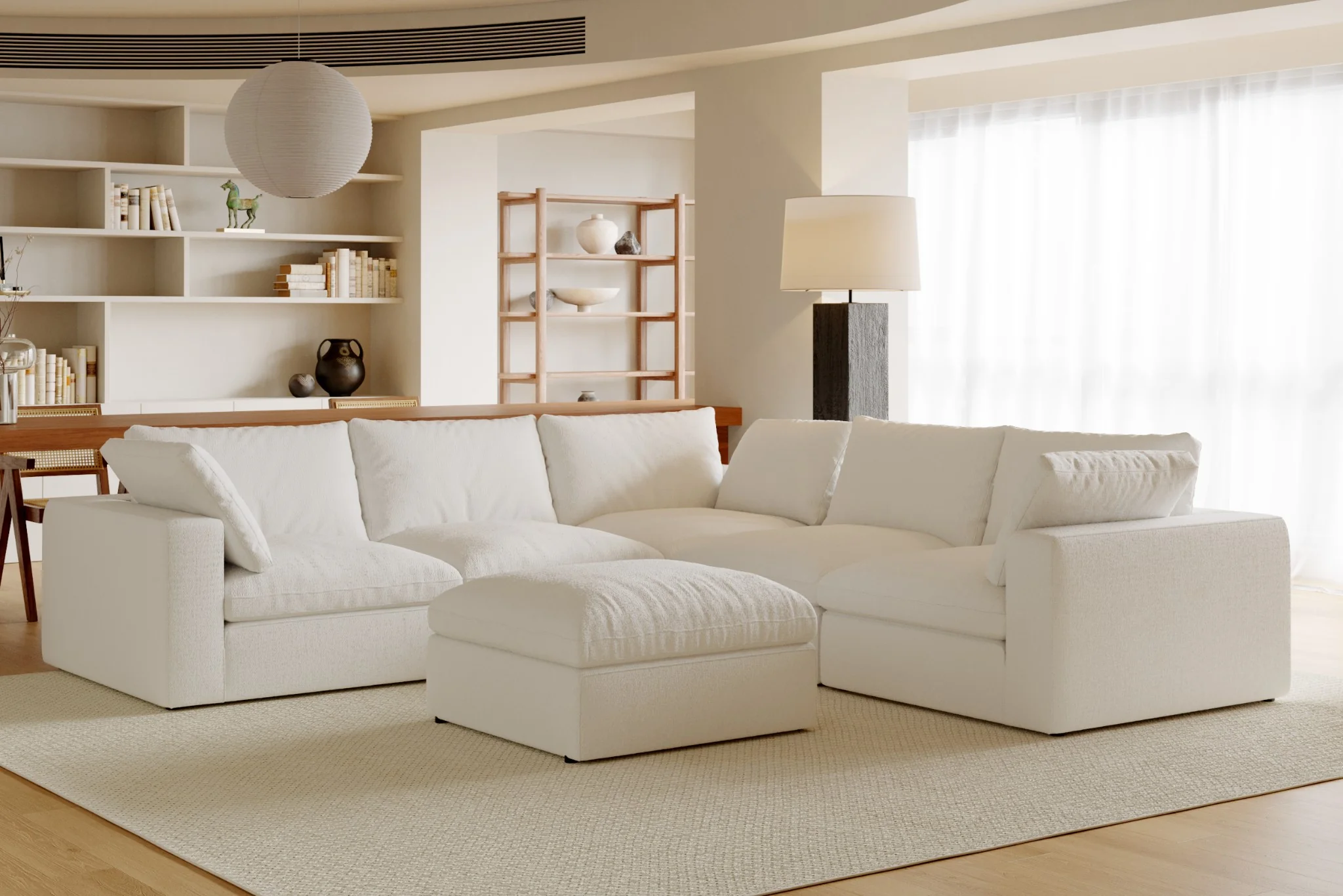 Maven Slipcover Modular Reversible Sectional Cloud Couch - Image 25