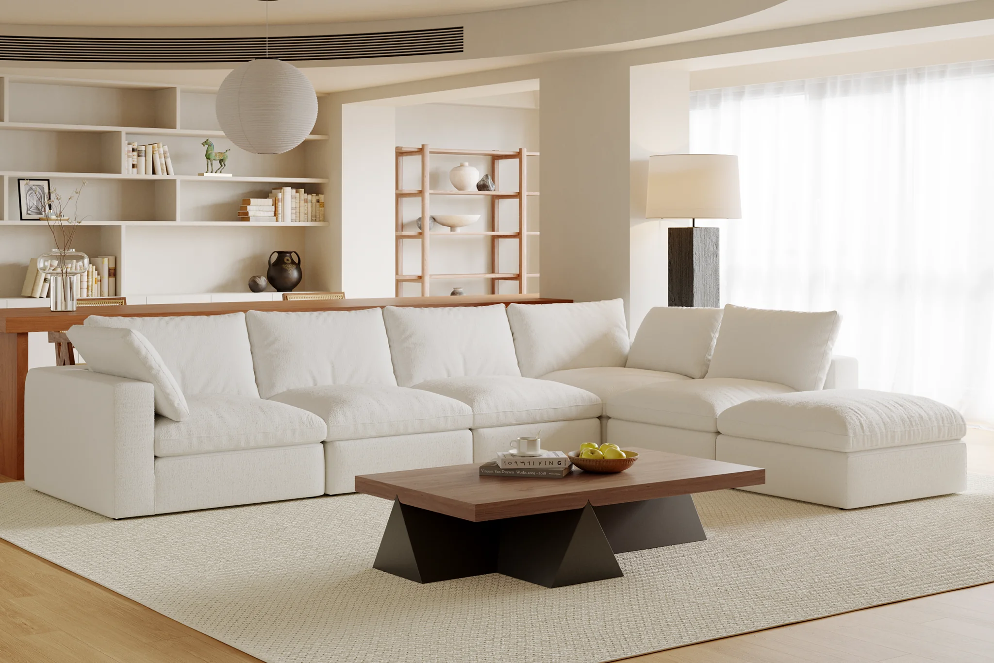 Maven Slipcover Modular Reversible Sectional Cloud Couch - Image 3
