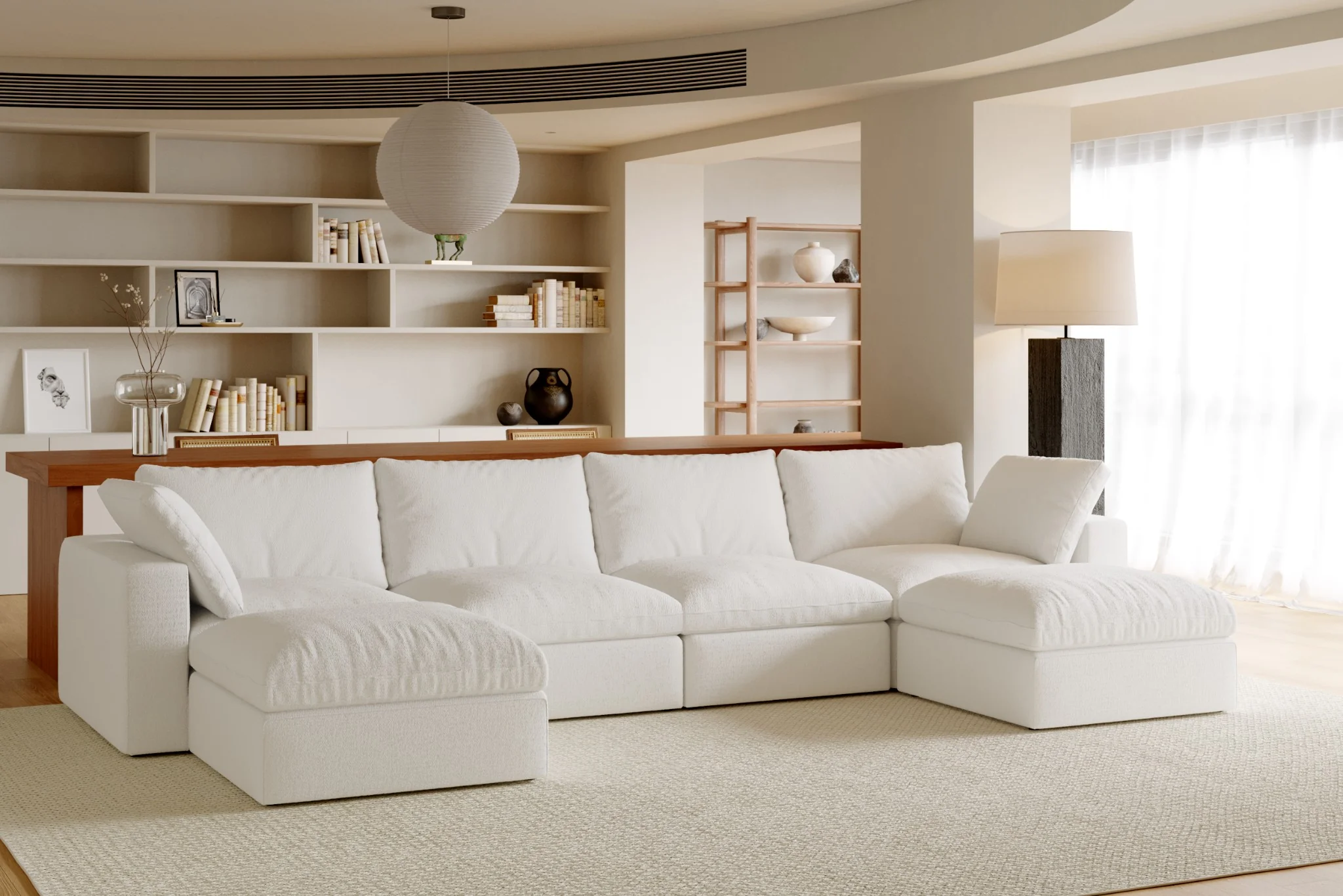 Maven Slipcover Modular Reversible Sectional Cloud Couch - Image 35