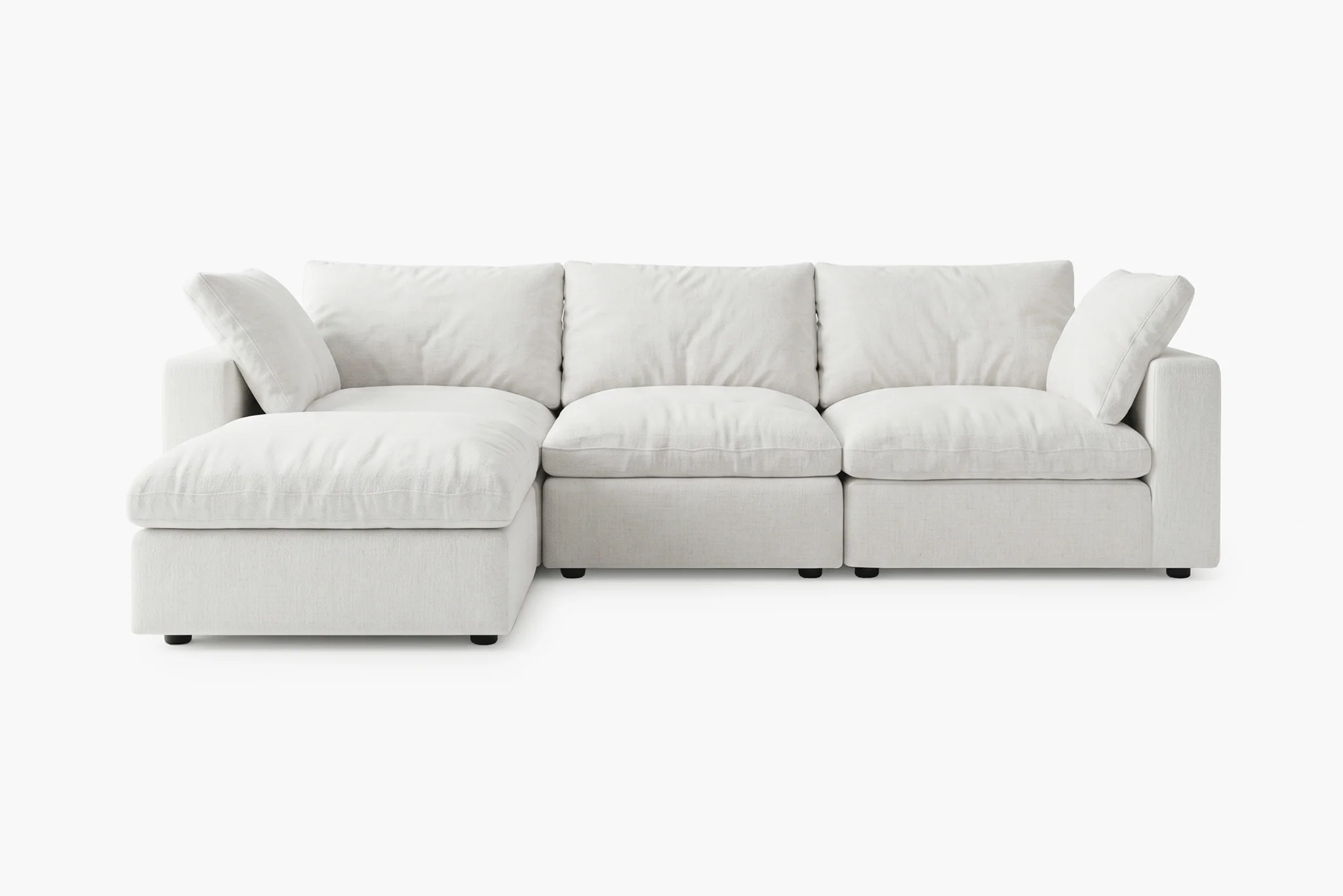 Maven Slipcover Modular Reversible Sectional Cloud Couch - Image 48