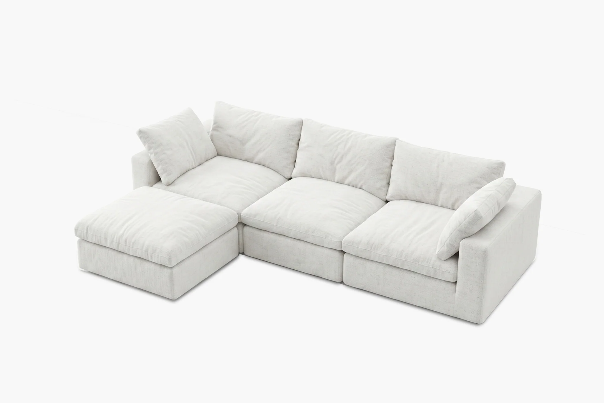 Maven Slipcover Modular Reversible Sectional Cloud Couch - Image 50