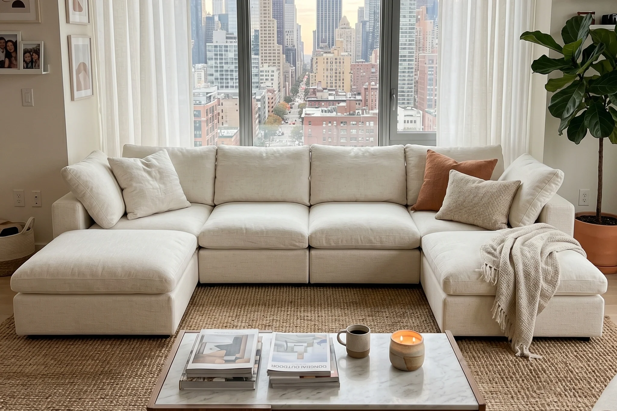 Maven Slipcover Modular Reversible Sectional Cloud Couch - Image 66