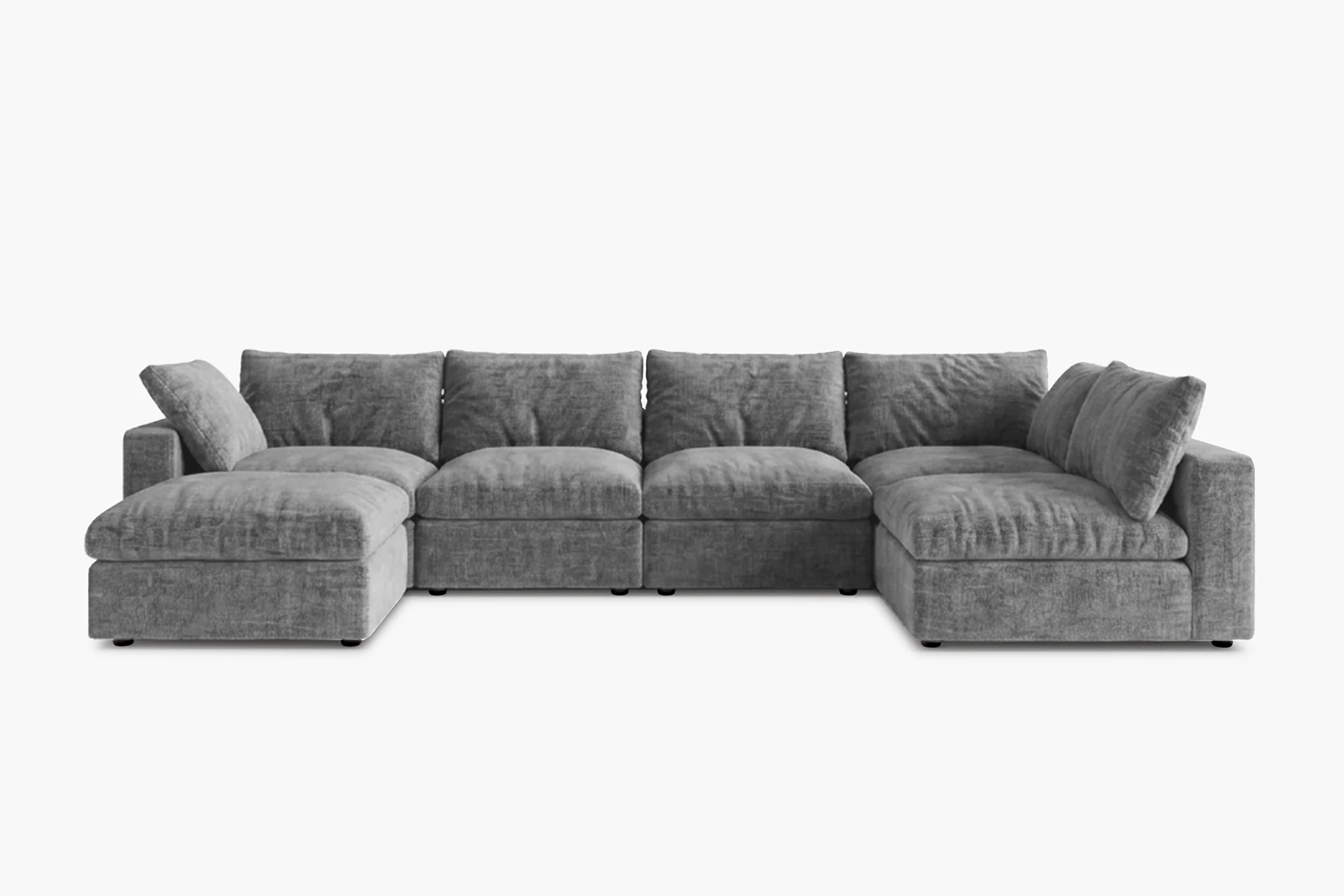 Maven Slipcover Modular Reversible Sectional Cloud Couch - Image 74