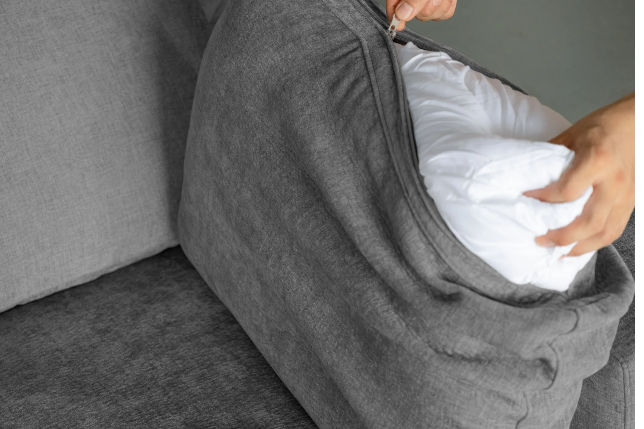 Maven Slipcover Modular Reversible Sectional Cloud Couch - Image 94