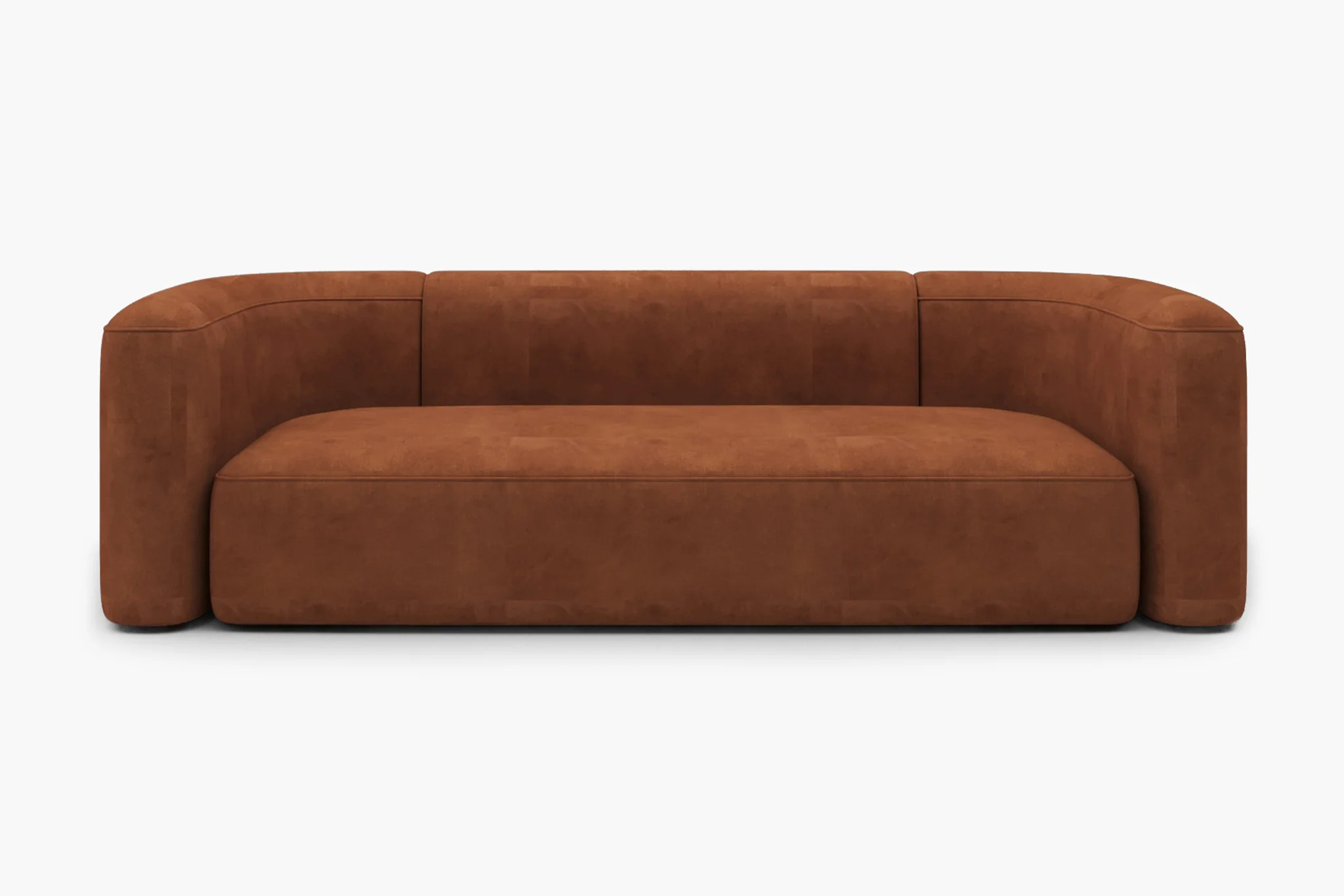 Mellow Velvet Curved 2-Piece Chaise Sectional / 3-Seater Couch Sofa / Lounge Chair - Image 47