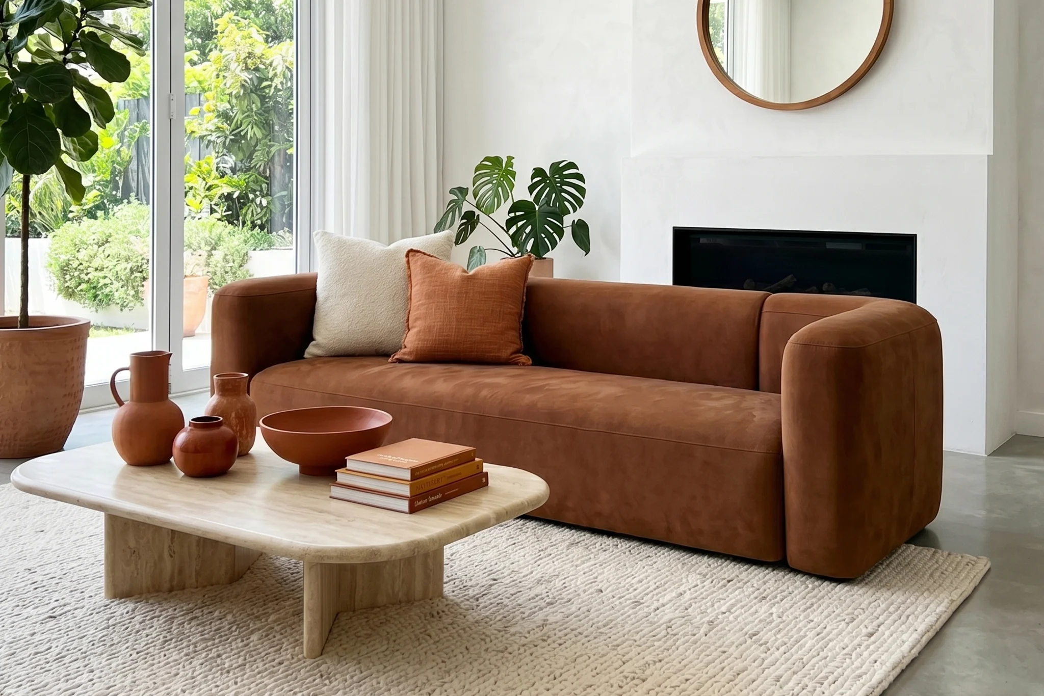 Mellow Velvet Curved 2-Piece Chaise Sectional / 3-Seater Couch Sofa / Lounge Chair - Image 52