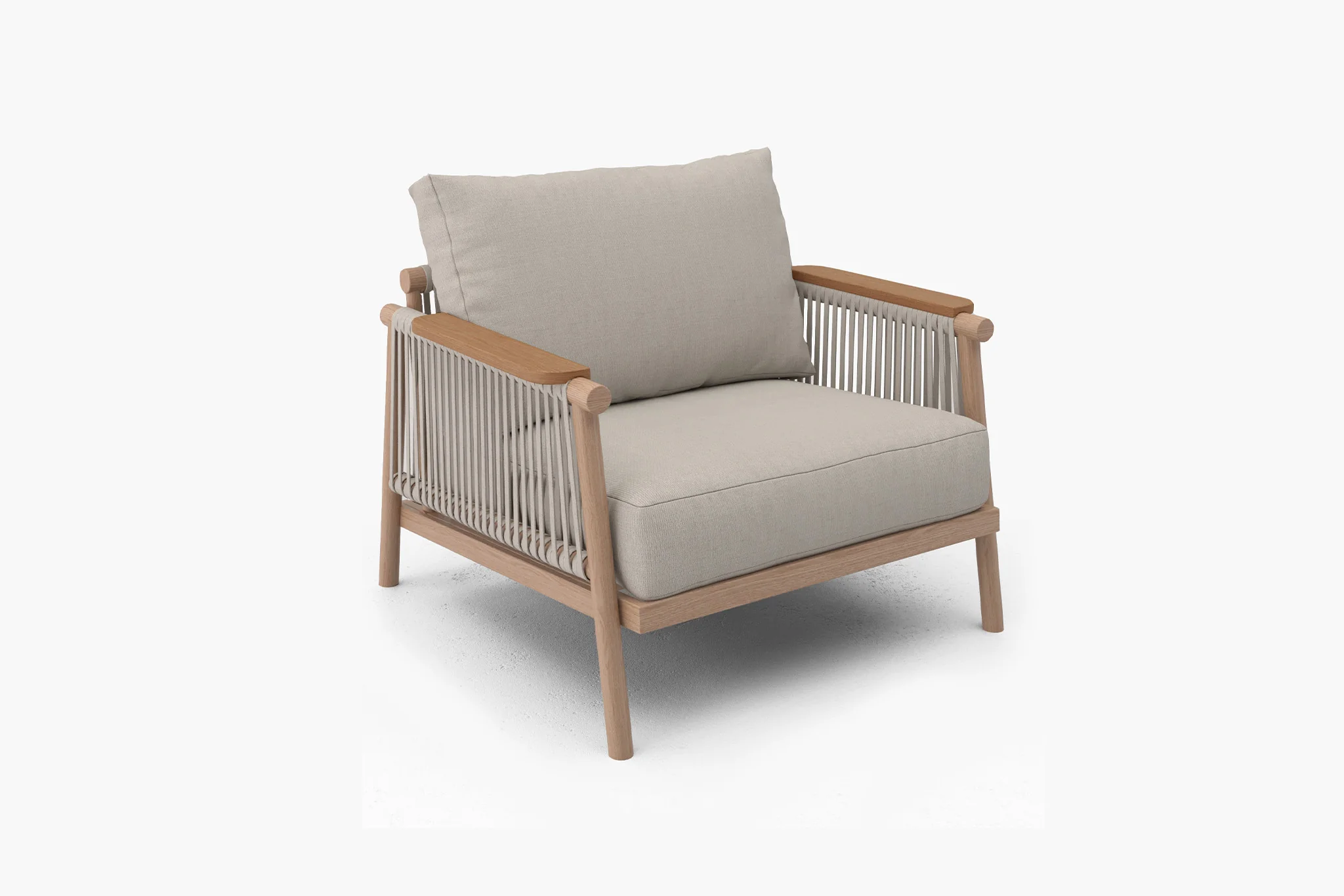 Moss Wood Grain Aluminum Outdoor Sofa Set - Image 16