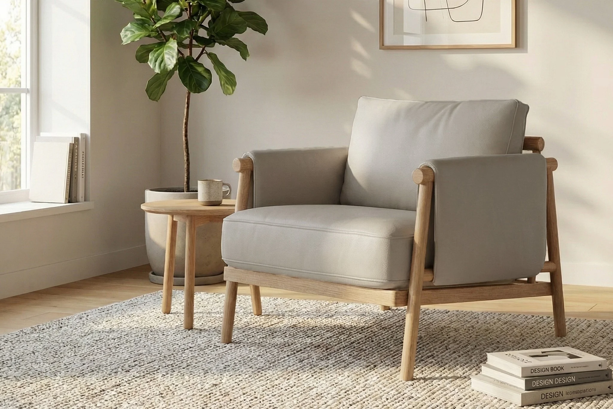 Moss Wood Grain Aluminum Indoor Sofa - Image 19